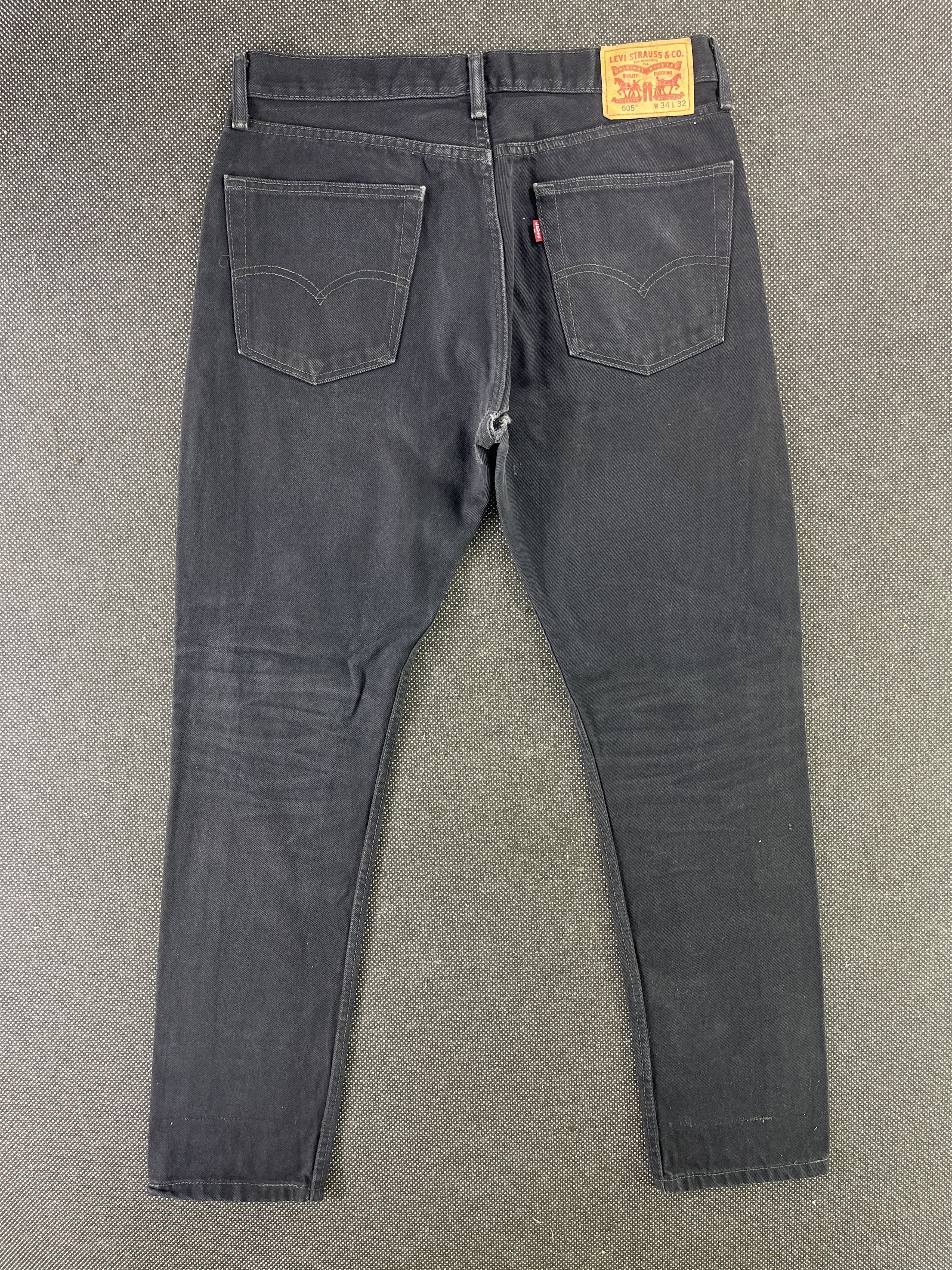 Levi's Vintage Levis 505 RippedJeans - J087 Size US 34 / EU 50 - 2 Thumbnail