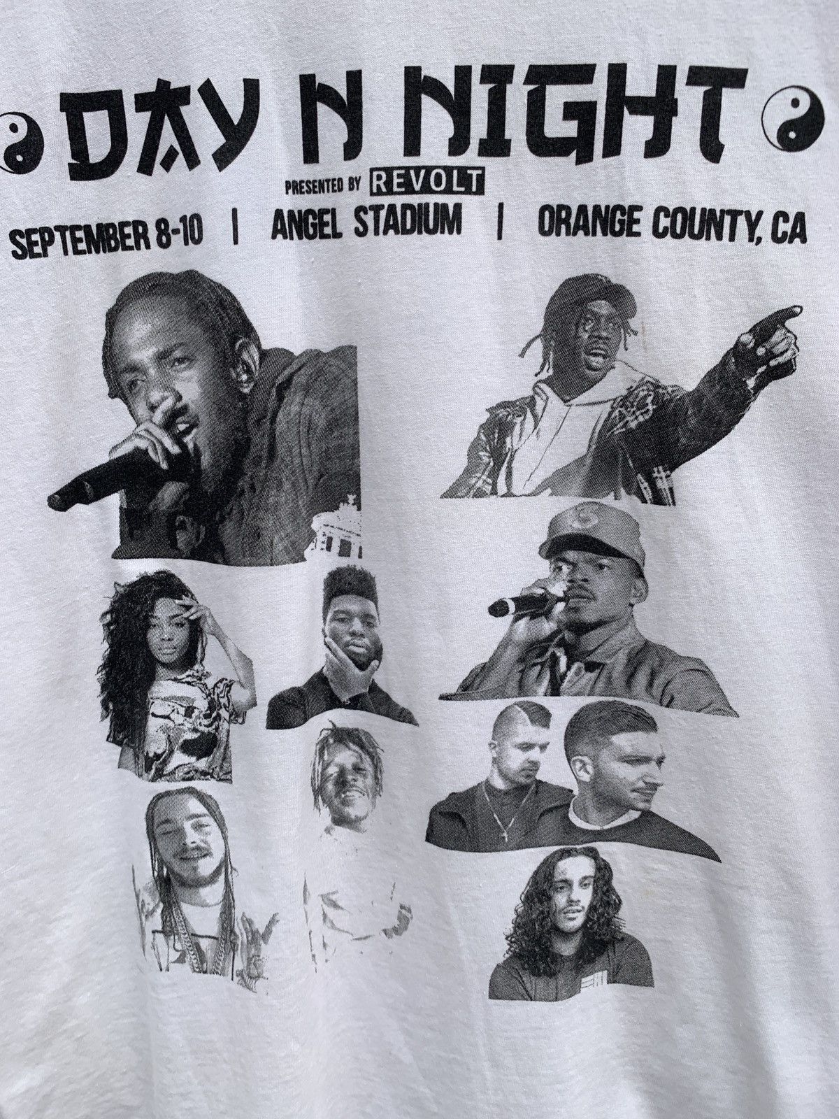 Band Tees Day N Night Hiphop Rap Festival Tour Travis Scott Raglan Tee Size US M / EU 48-50 / 2 - 2 Thumbnail