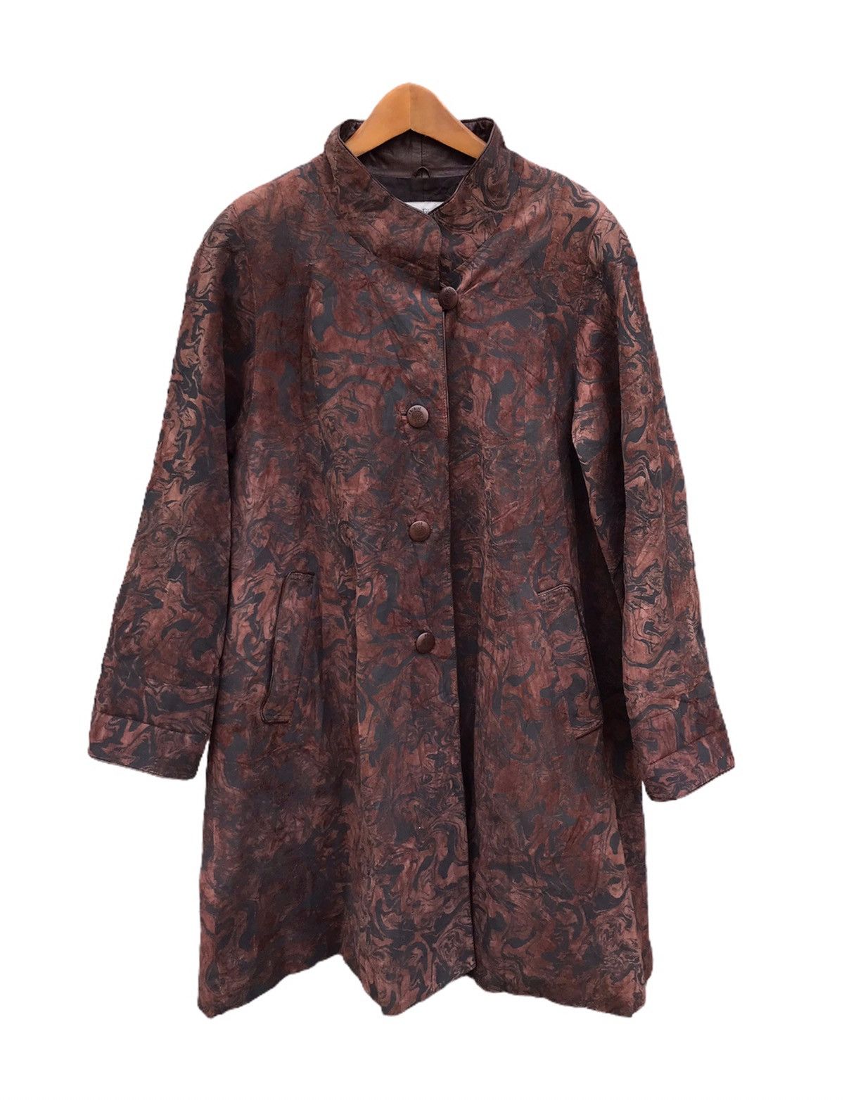 Japanese Brand Louis Feraud abstract long jacket Size M / US 6-8 / IT 42-44 - 1 Thumbnail
