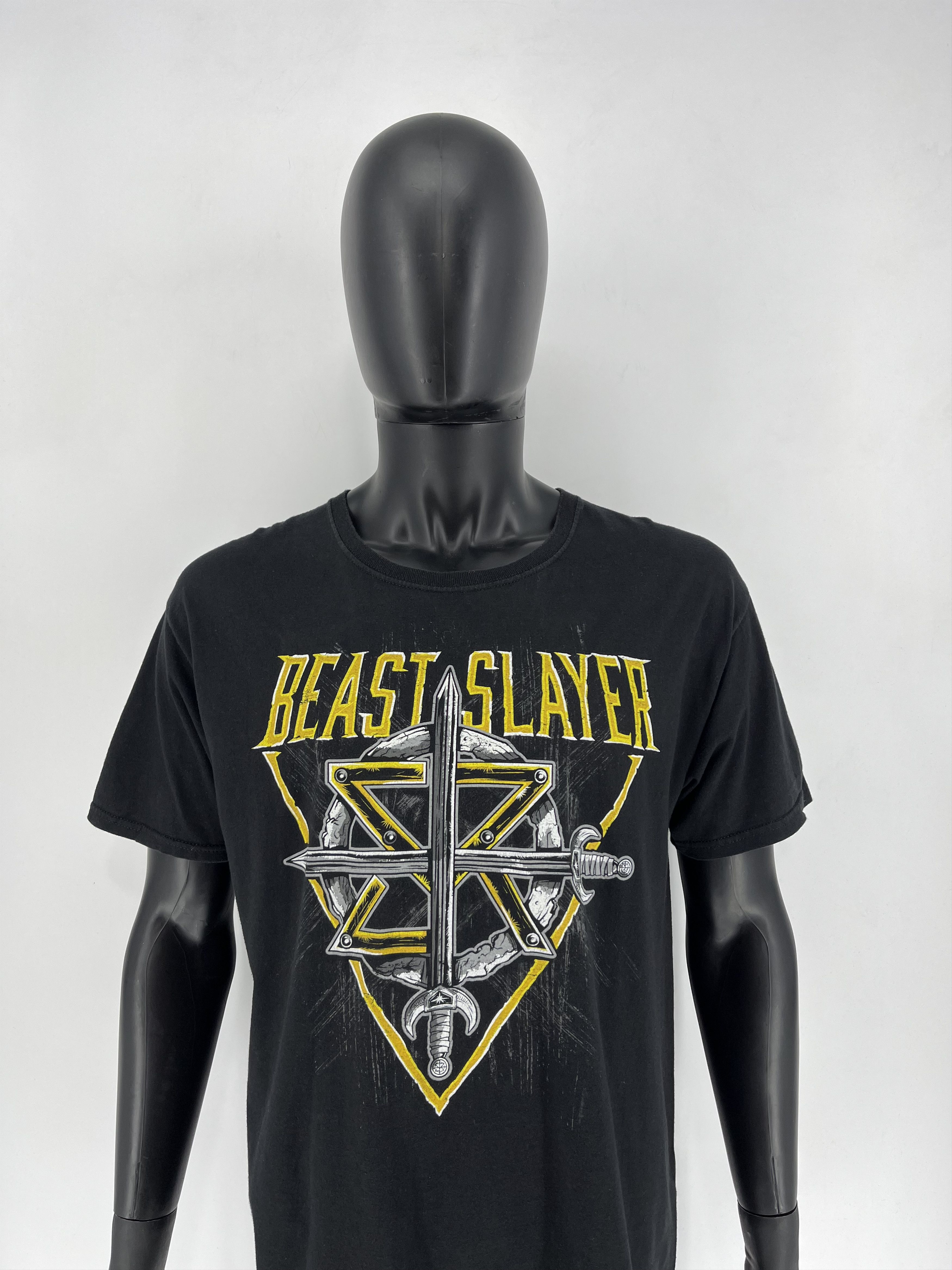 Vintage × WWE Vintage T-Shirt WWE " Beast Slayer " Size US L / EU 52-54 / 3 - 1 Thumbnail