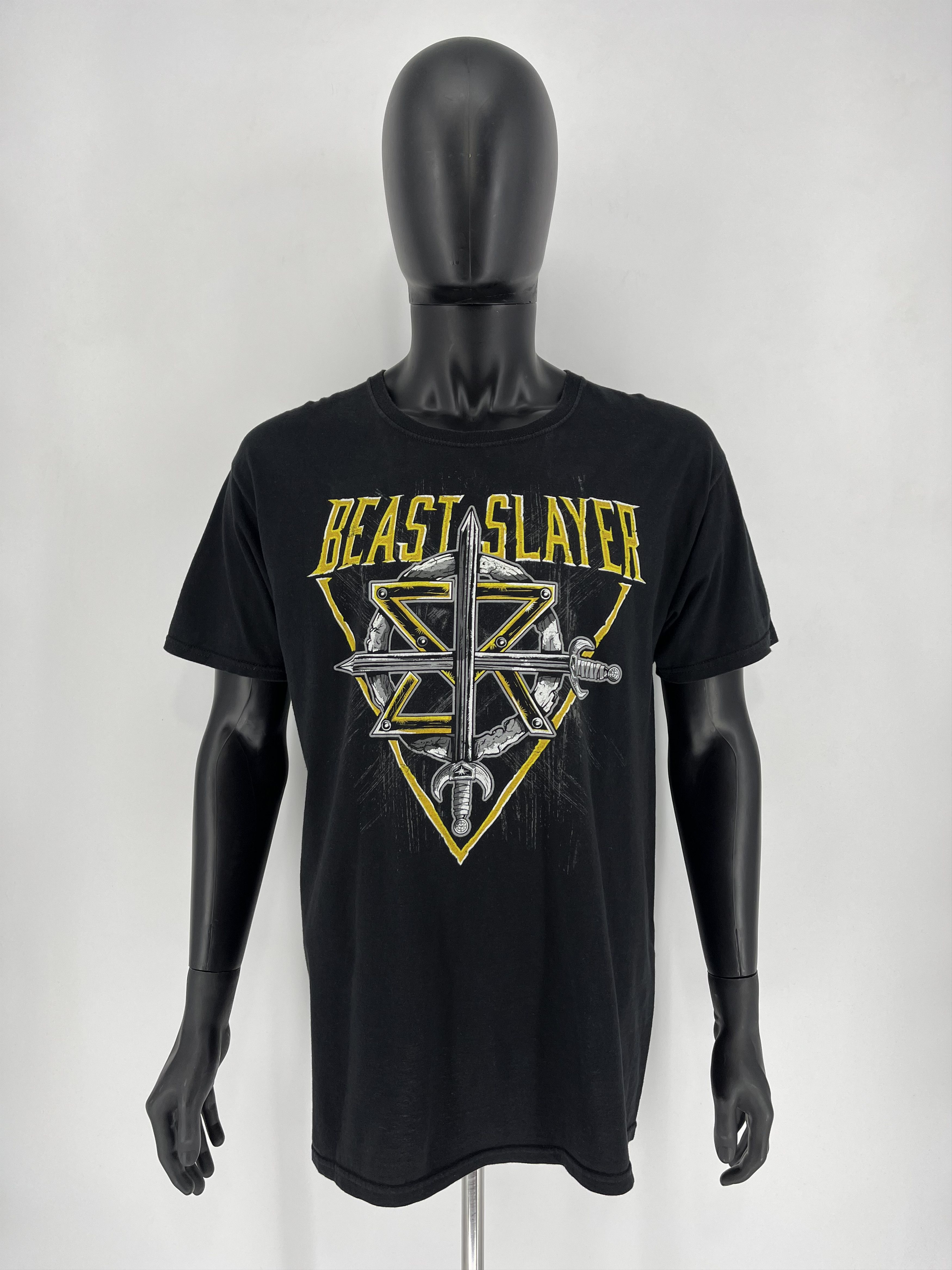 Vintage × WWE Vintage T-Shirt WWE " Beast Slayer " Size US L / EU 52-54 / 3 - 3 Thumbnail
