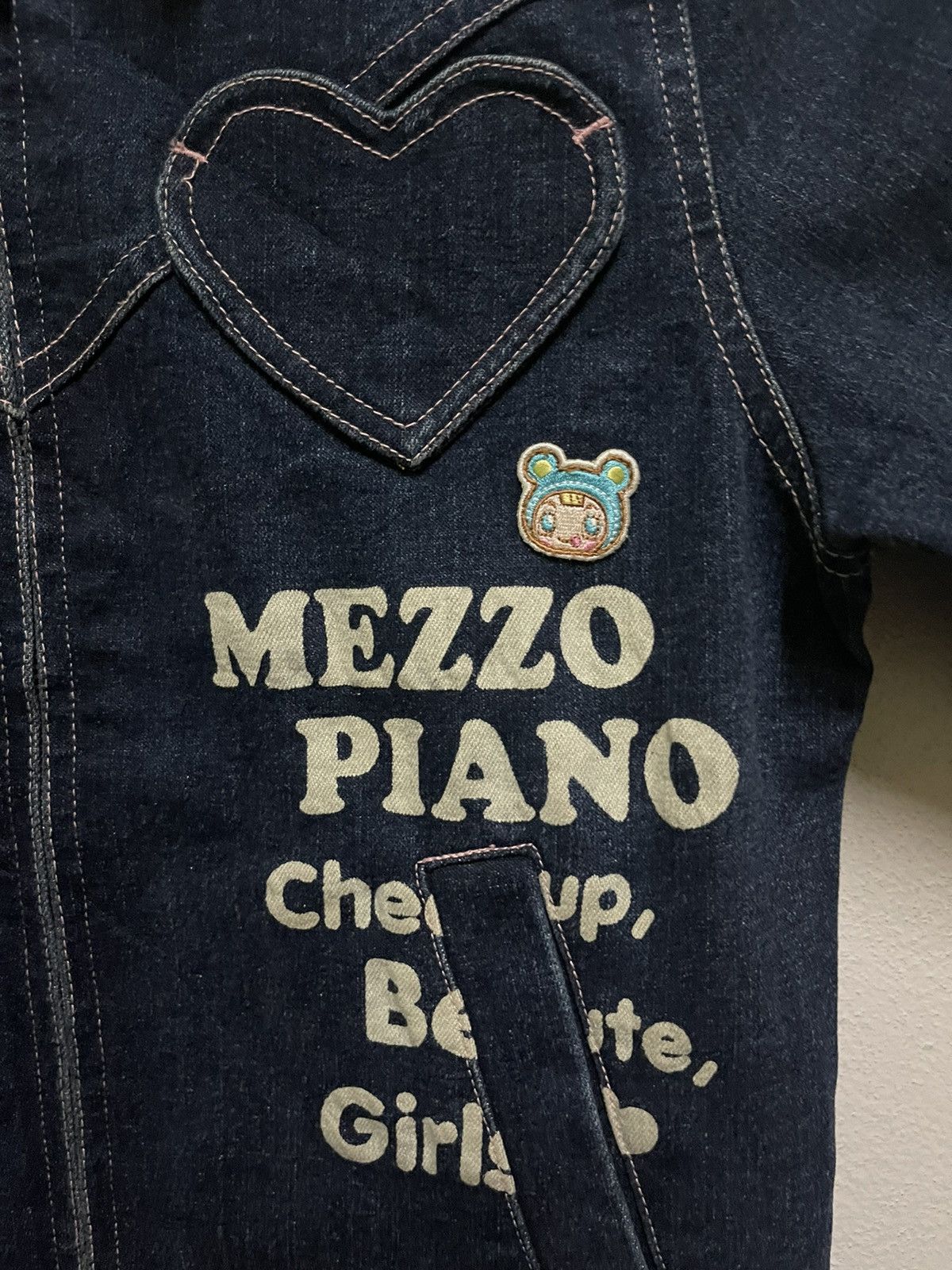 Japanese Brand Mezzo Piano Indigo Jacket Zipper Size M / US 6-8 / IT 42-44 - 8 Thumbnail