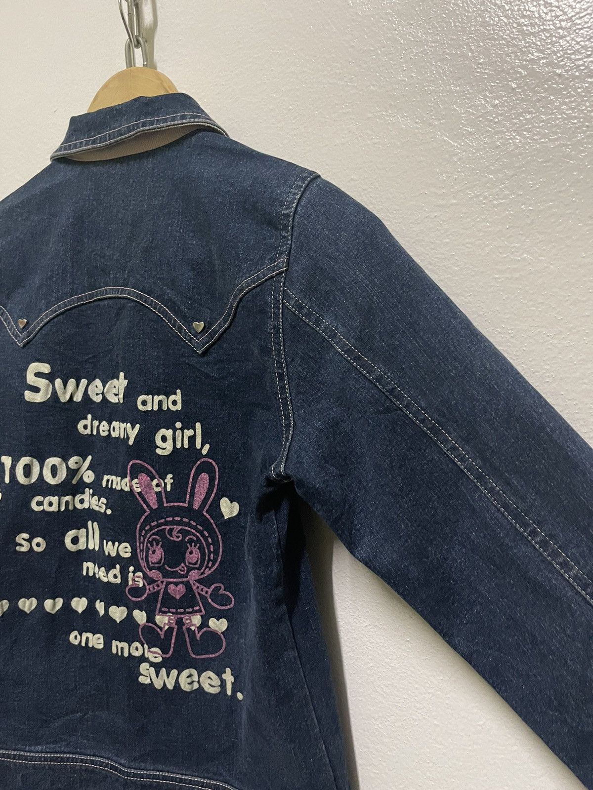 Japanese Brand Mezzo Piano Indigo Jacket Zipper Size M / US 6-8 / IT 42-44 - 13 Thumbnail