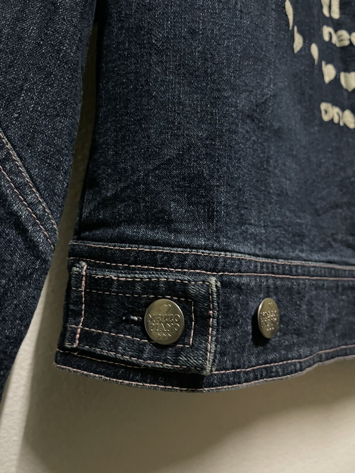 Japanese Brand Mezzo Piano Indigo Jacket Zipper Size M / US 6-8 / IT 42-44 - 15 Thumbnail