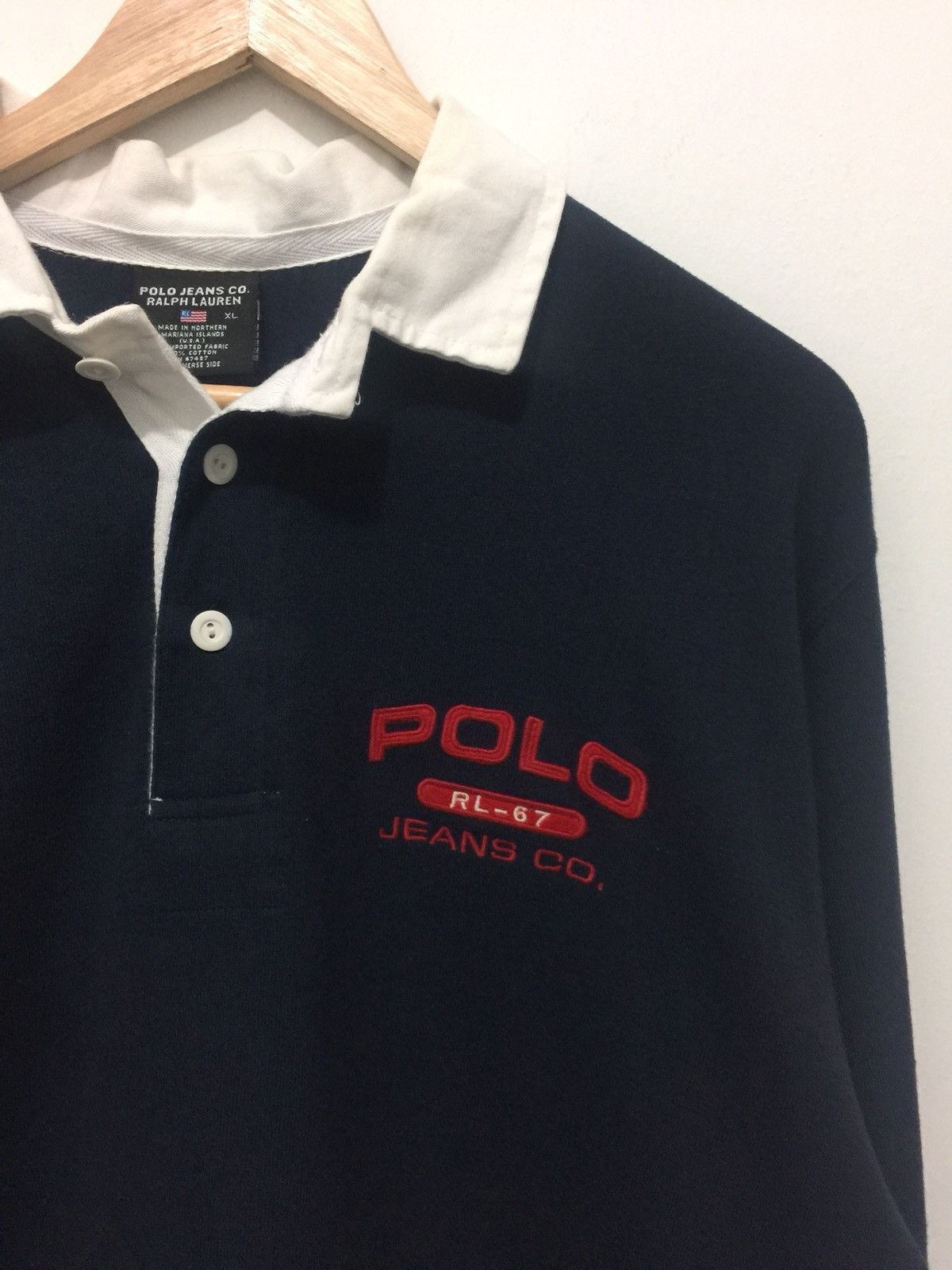 Polo Ralph Lauren Polo Ralph Lauren Rugby 67 Shirts Size US XL / EU 56 / 4 - 3 Thumbnail
