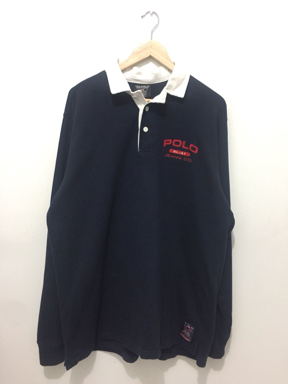 Polo Ralph Lauren Polo Ralph Lauren Rugby 67 Shirts Size US XL / EU 56 / 4 - 1 Thumbnail