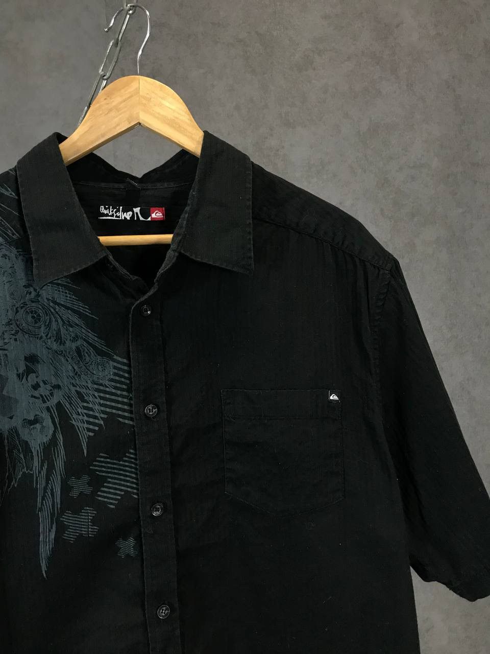 Quicksilver × Quiksilver × Vintage Quiksilver vintage streetwear overprinted shirt Size US XL / EU 56 / 4 - 3 Thumbnail