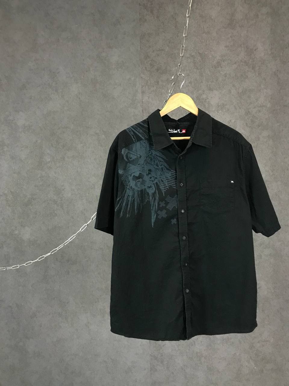 Quicksilver × Quiksilver × Vintage Quiksilver vintage streetwear overprinted shirt Size US XL / EU 56 / 4 - 2 Thumbnail