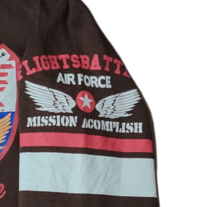 Japanese Brand Rough Japanese Brand Air Force USA Fight Battle Sweatshirt Size US M / EU 48-50 / 2 - 6 Thumbnail