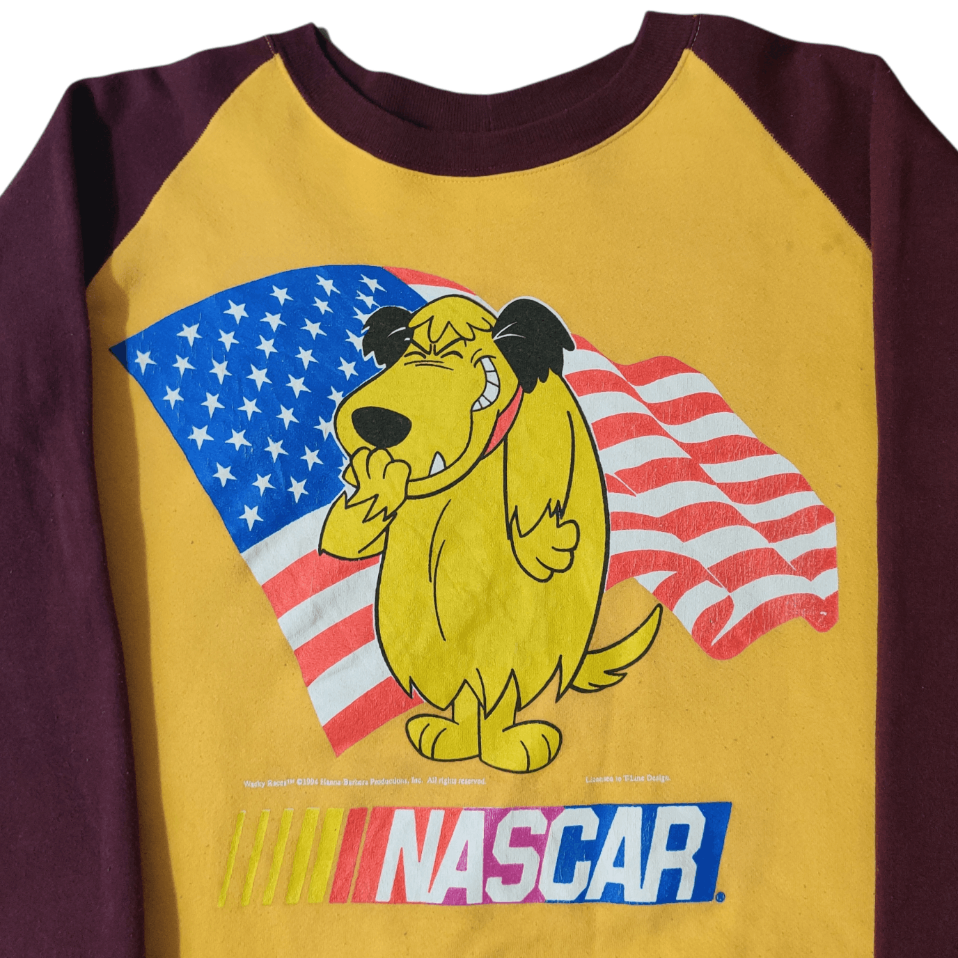 NASCAR Vintage Wacky Races 1994 Hanna-Barbera Nascar Sweatshirt Size US L / EU 52-54 / 3 - 2 Thumbnail