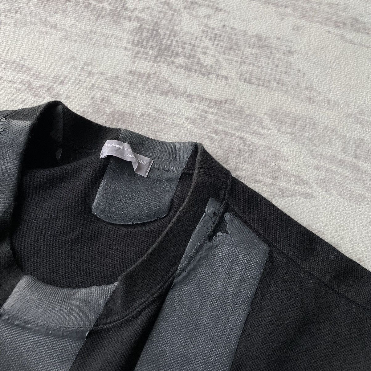 Comme des Garcons AD2002 Coated Lines T-Shirt Size US M / EU 48-50 / 2 - 4 Thumbnail