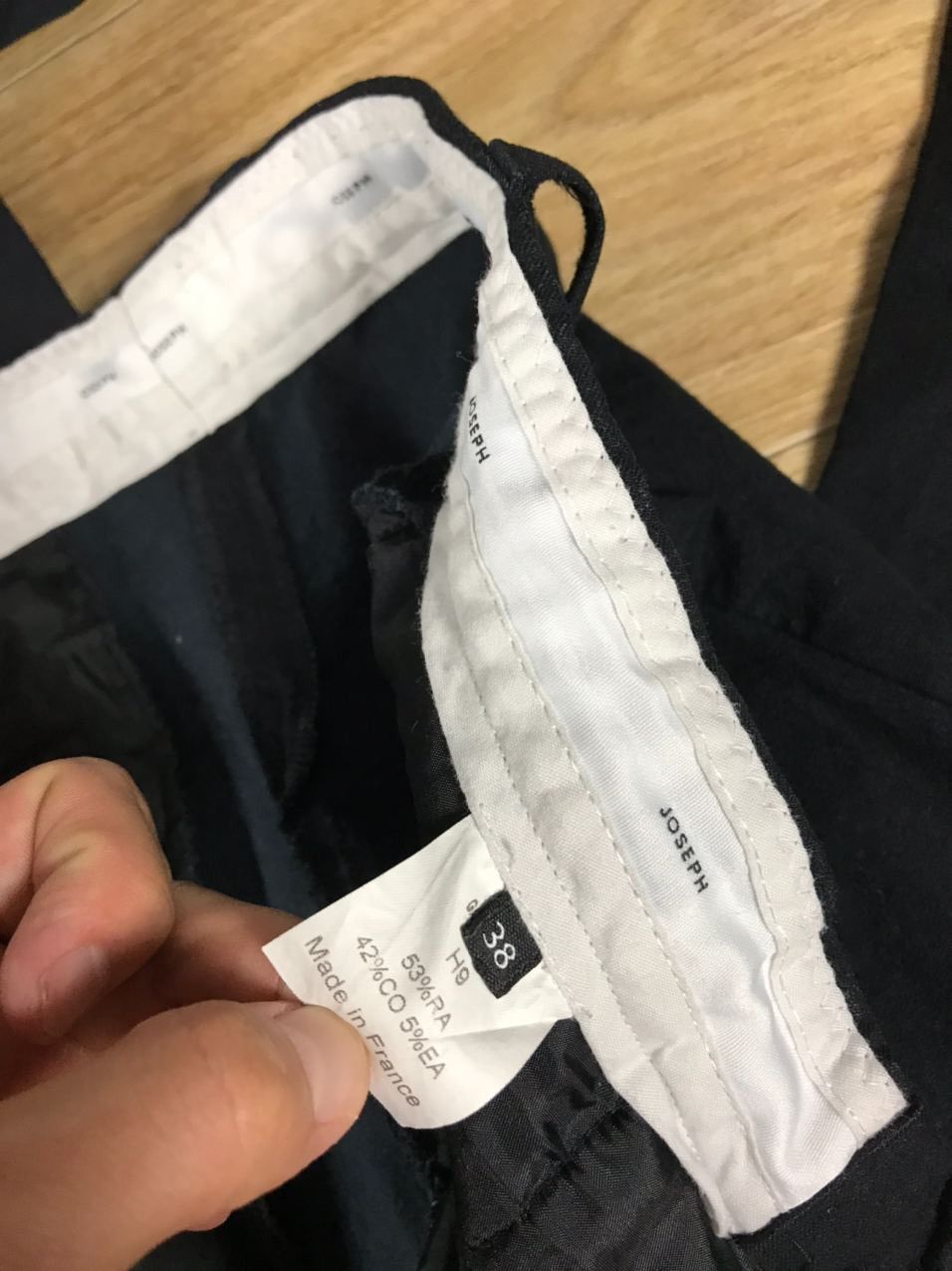 Designer × Joseph Joseph designer black stretch pants Size US 28 / EU 44 - 8 Thumbnail