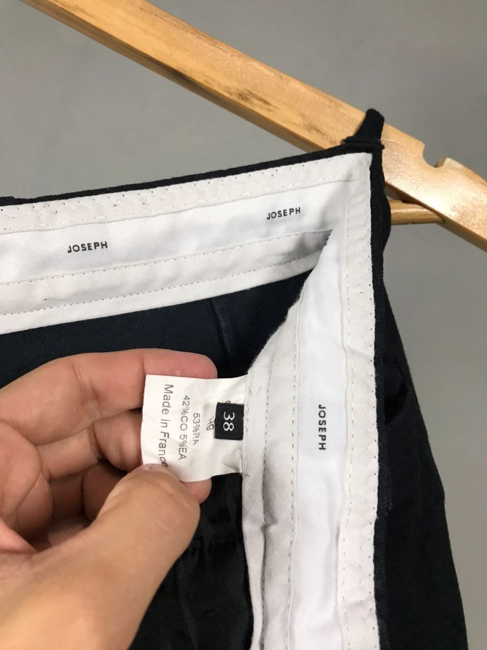 Designer × Joseph Joseph designer black stretch pants Size US 28 / EU 44 - 6 Thumbnail