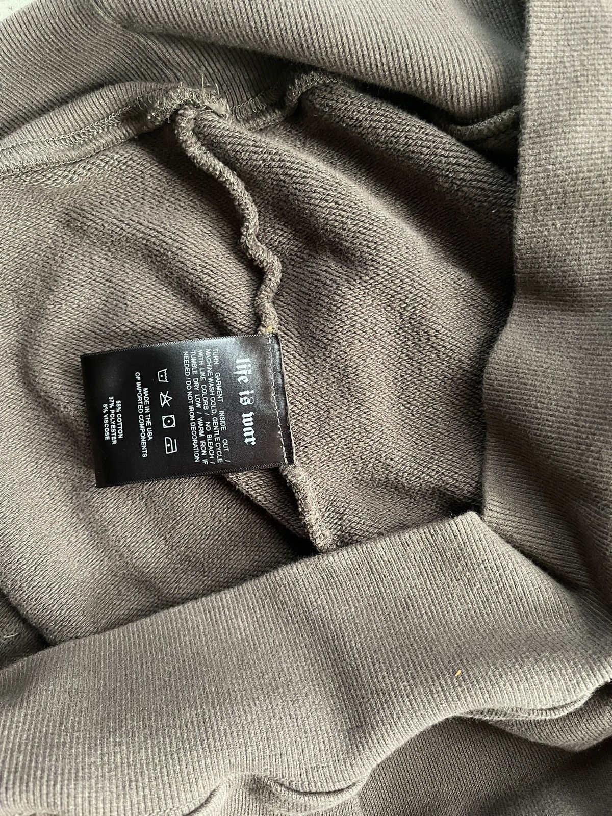 Joy Divizn skull distressed hoodie | life is war | mitch modes Size US M / EU 48-50 / 2 - 6 Thumbnail