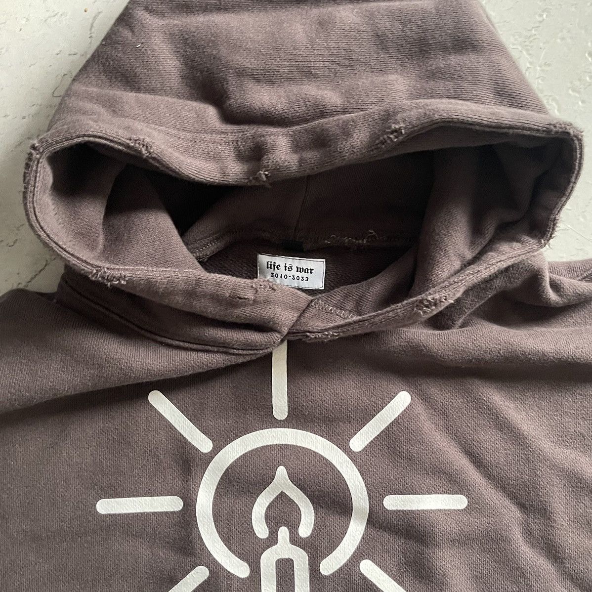 LIFE IS WAR MITCH MODES IDIEDIN2010 SKULL HOODIE