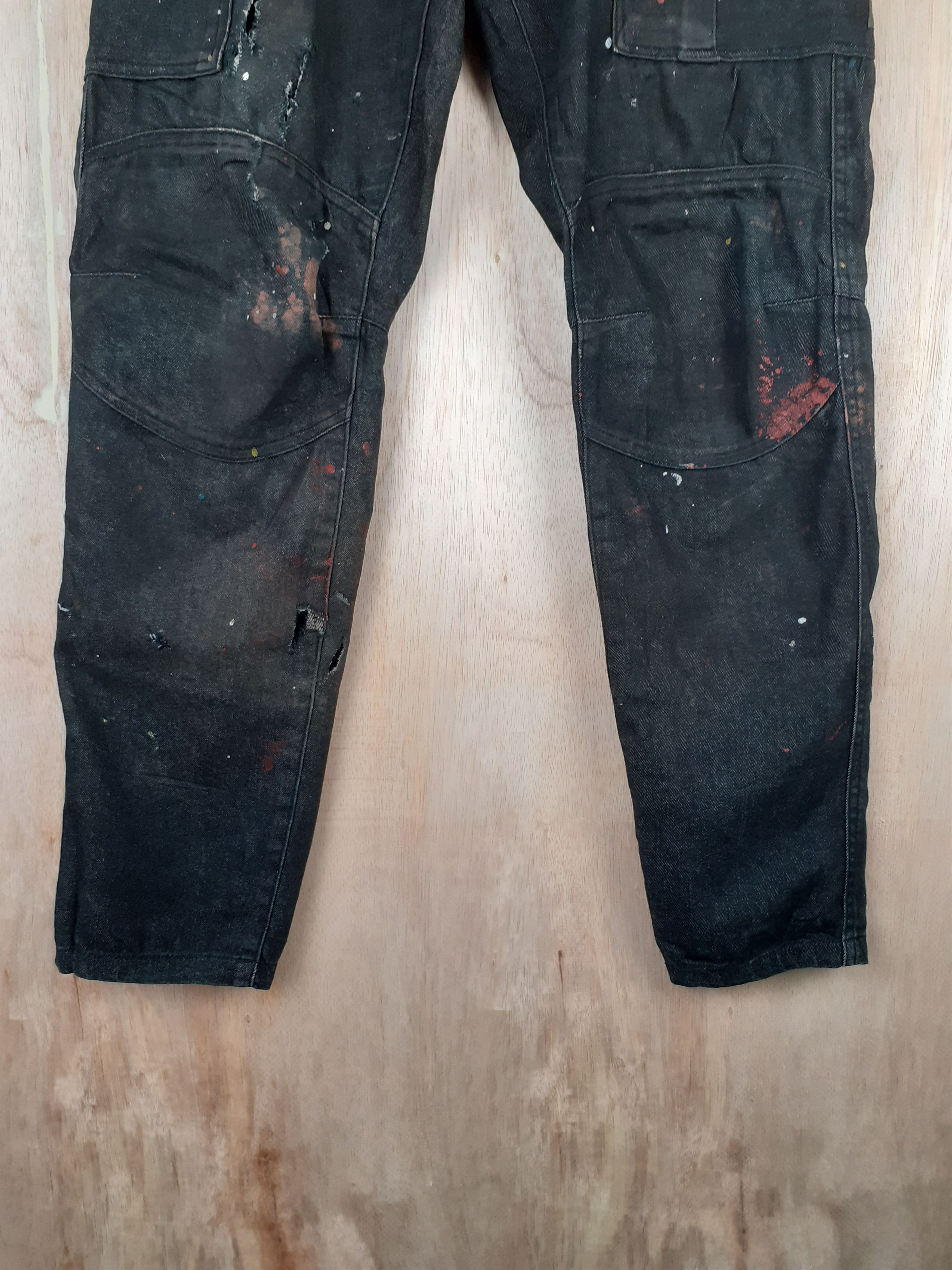 Japanese Brand I'z Frontier painter distressed multipocket cargo pant#S237 Size US 30 / EU 46 - 3 Thumbnail