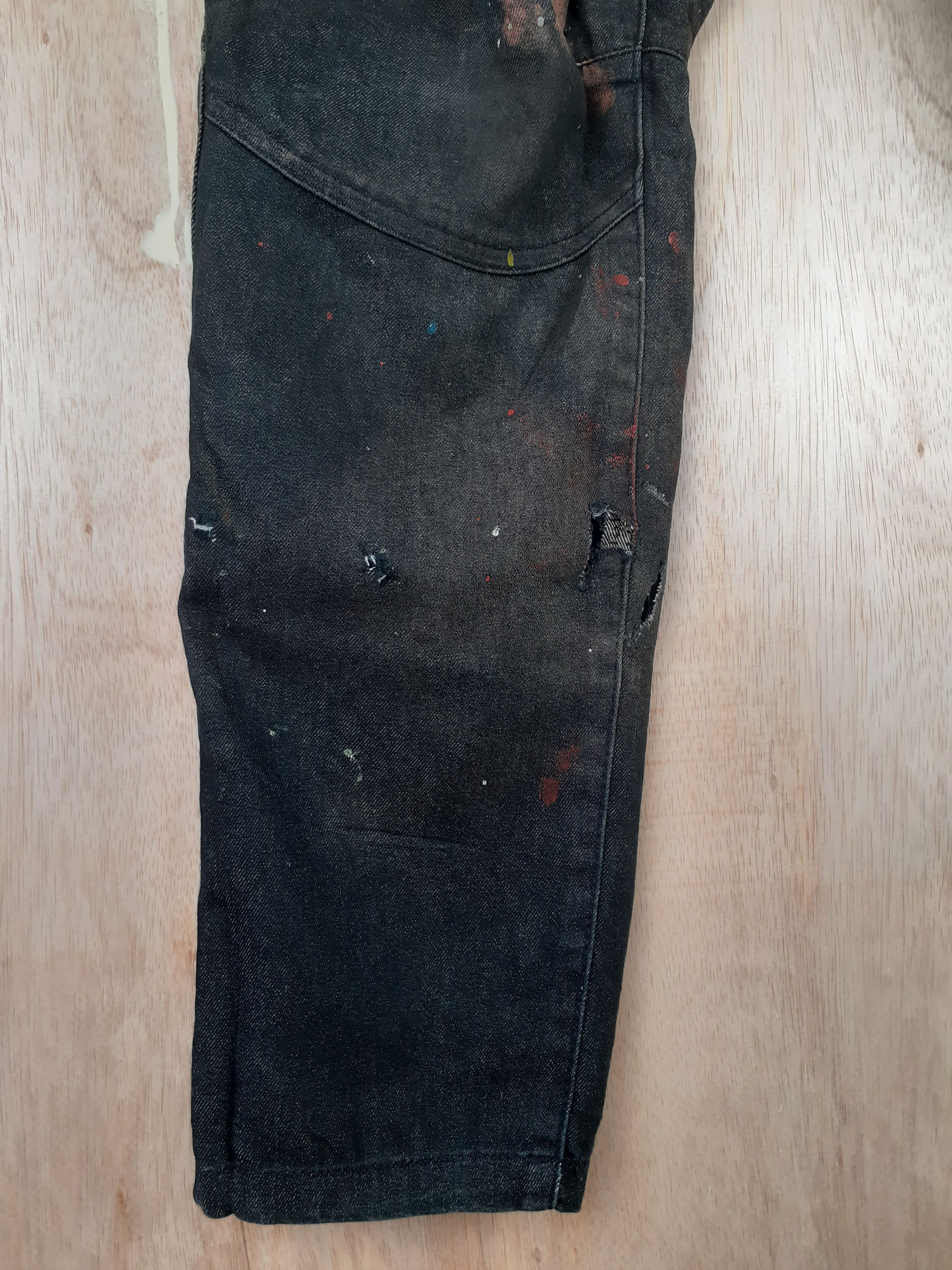 Japanese Brand I'z Frontier painter distressed multipocket cargo pant#S237 Size US 30 / EU 46 - 6 Thumbnail