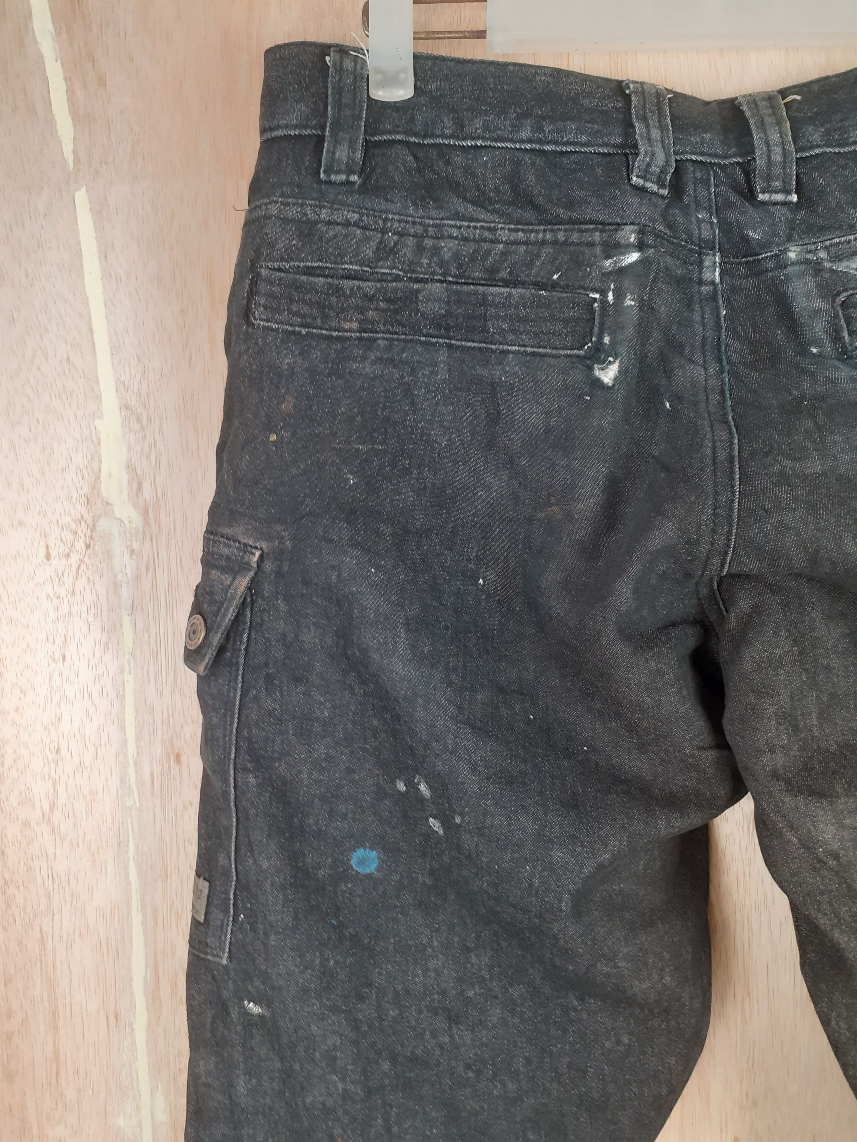 Japanese Brand I'z Frontier painter distressed multipocket cargo pant#S237 Size US 30 / EU 46 - 11 Thumbnail