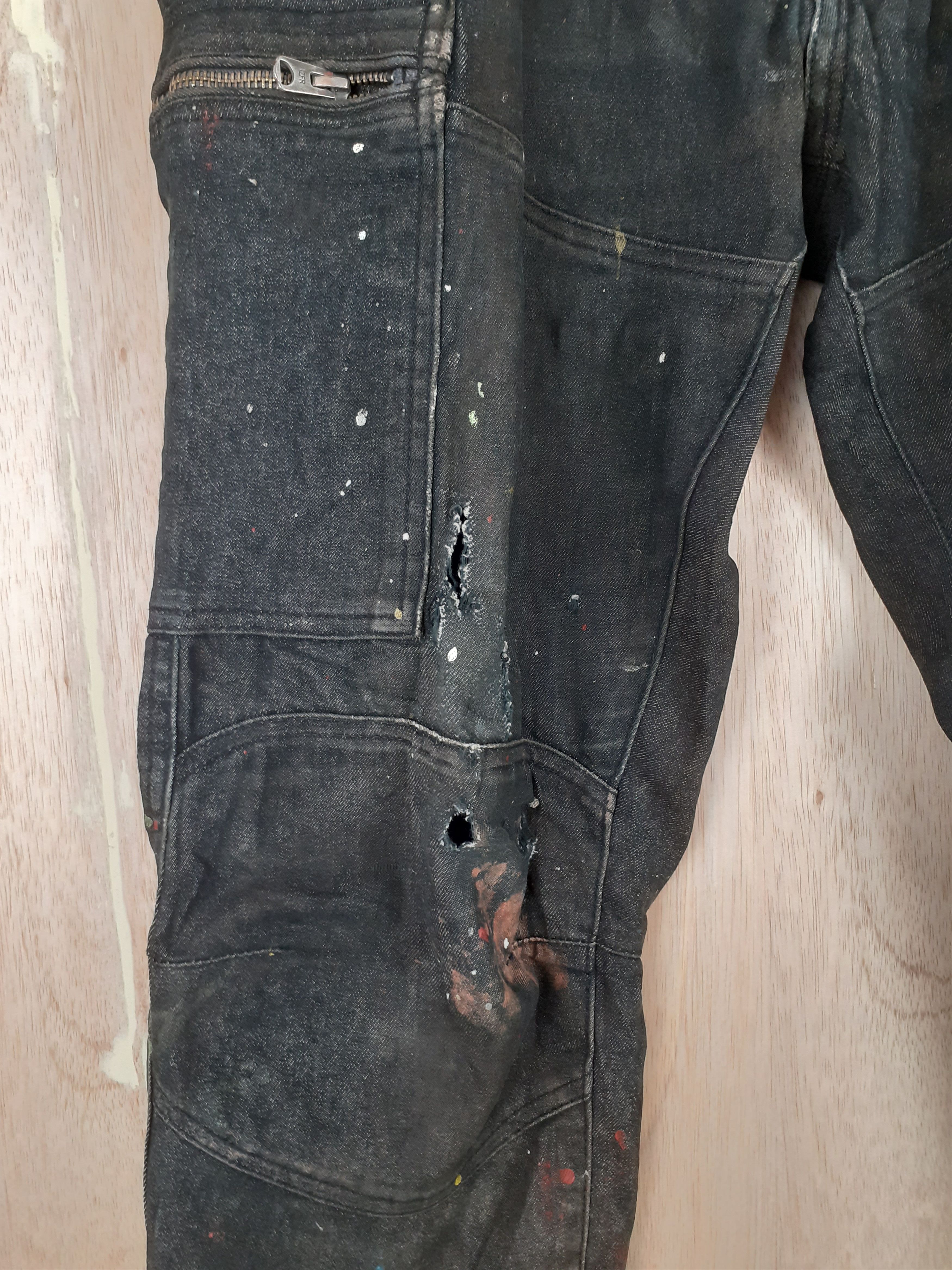Japanese Brand I'z Frontier painter distressed multipocket cargo pant#S237 Size US 30 / EU 46 - 4 Thumbnail