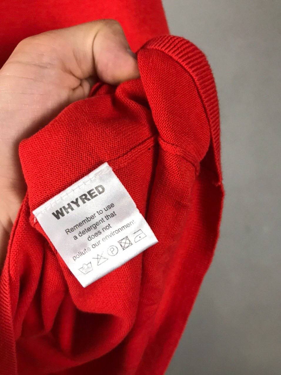 Whyred Whyred vintage luxury red polo tee Size US M / EU 48-50 / 2 - 7 Thumbnail
