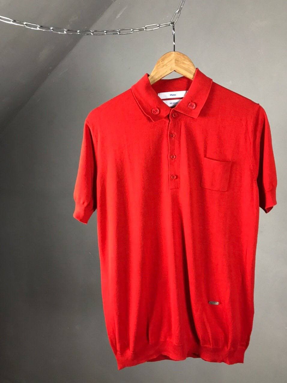 Whyred Whyred vintage luxury red polo tee Size US M / EU 48-50 / 2 - 1 Thumbnail