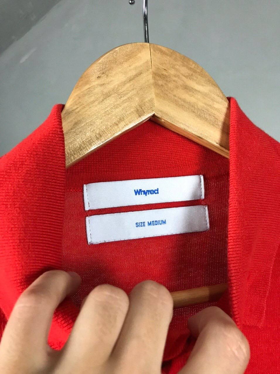 Whyred Whyred vintage luxury red polo tee Size US M / EU 48-50 / 2 - 4 Thumbnail