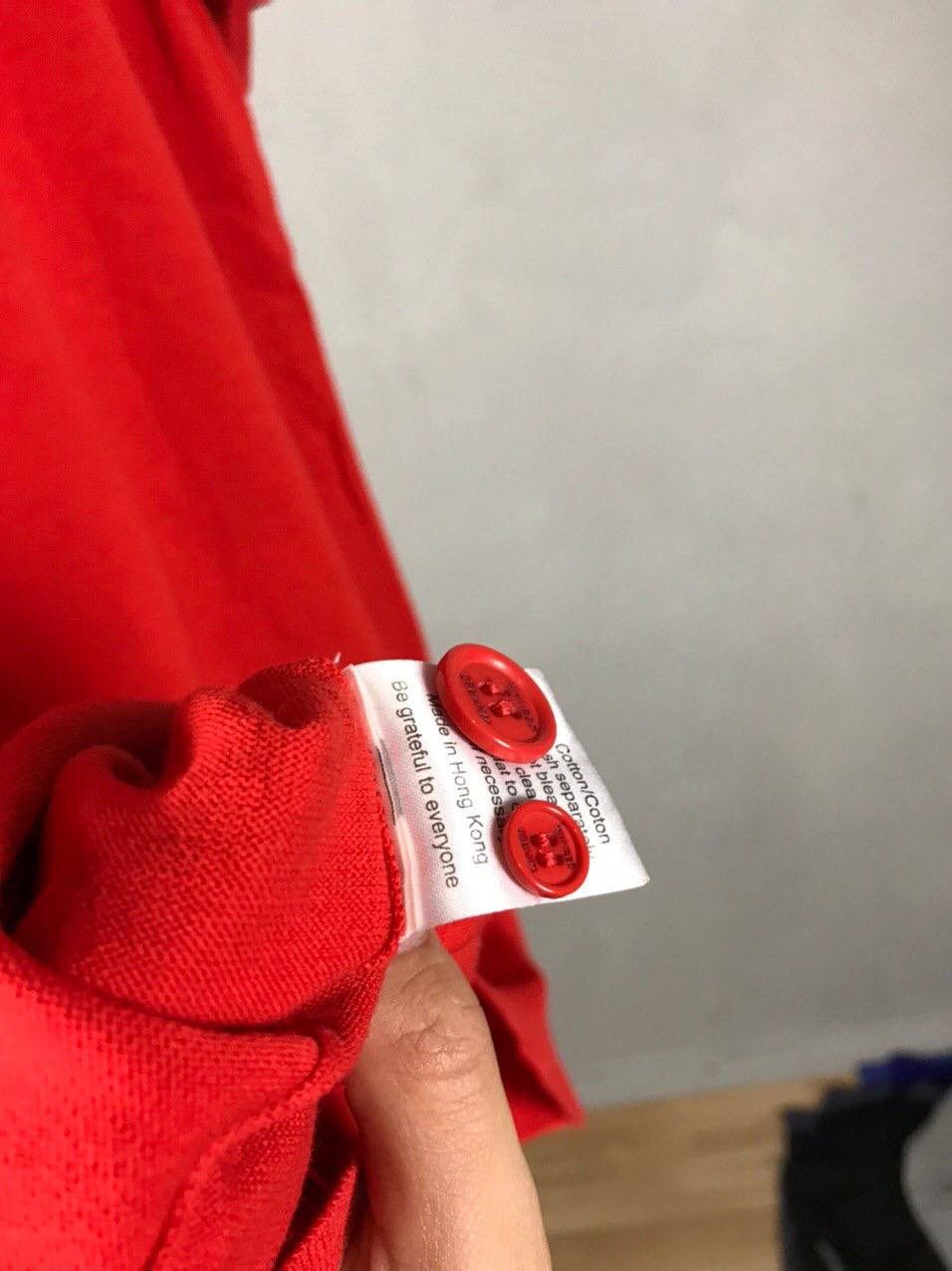 Whyred Whyred vintage luxury red polo tee Size US M / EU 48-50 / 2 - 8 Thumbnail