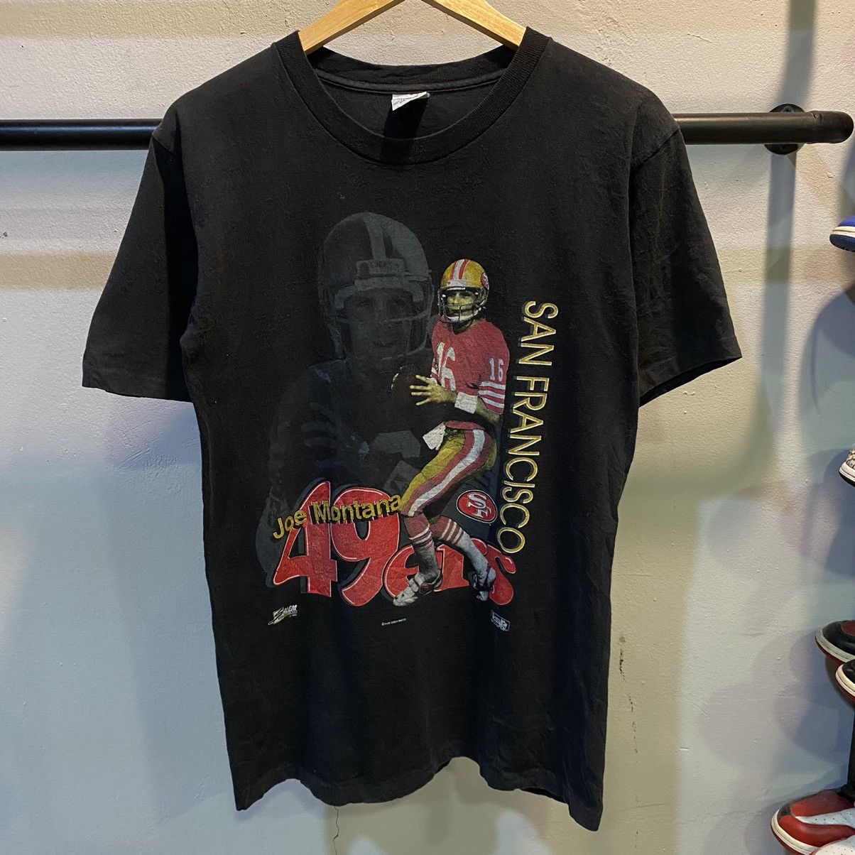 NFL × Vintage VINTAGE 1991‼️San Francisco 49ers Joe Montana By Salem Tee Size US M / EU 48-50 / 2 - 1 Thumbnail