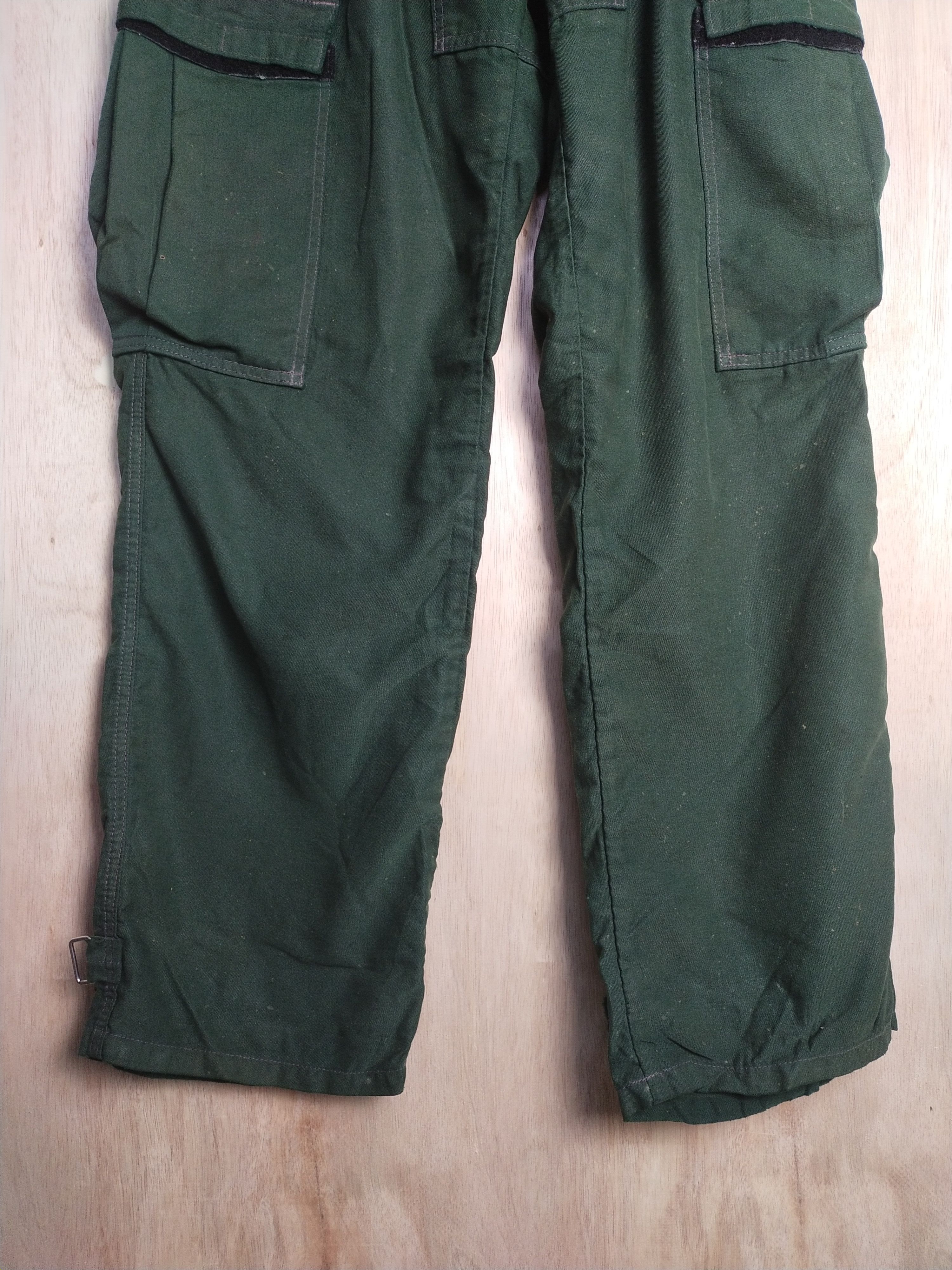 Japanese Brand japan faded Green multipocket tactical Cargo Pants #2874 Size US 32 / EU 48 - 3 Thumbnail
