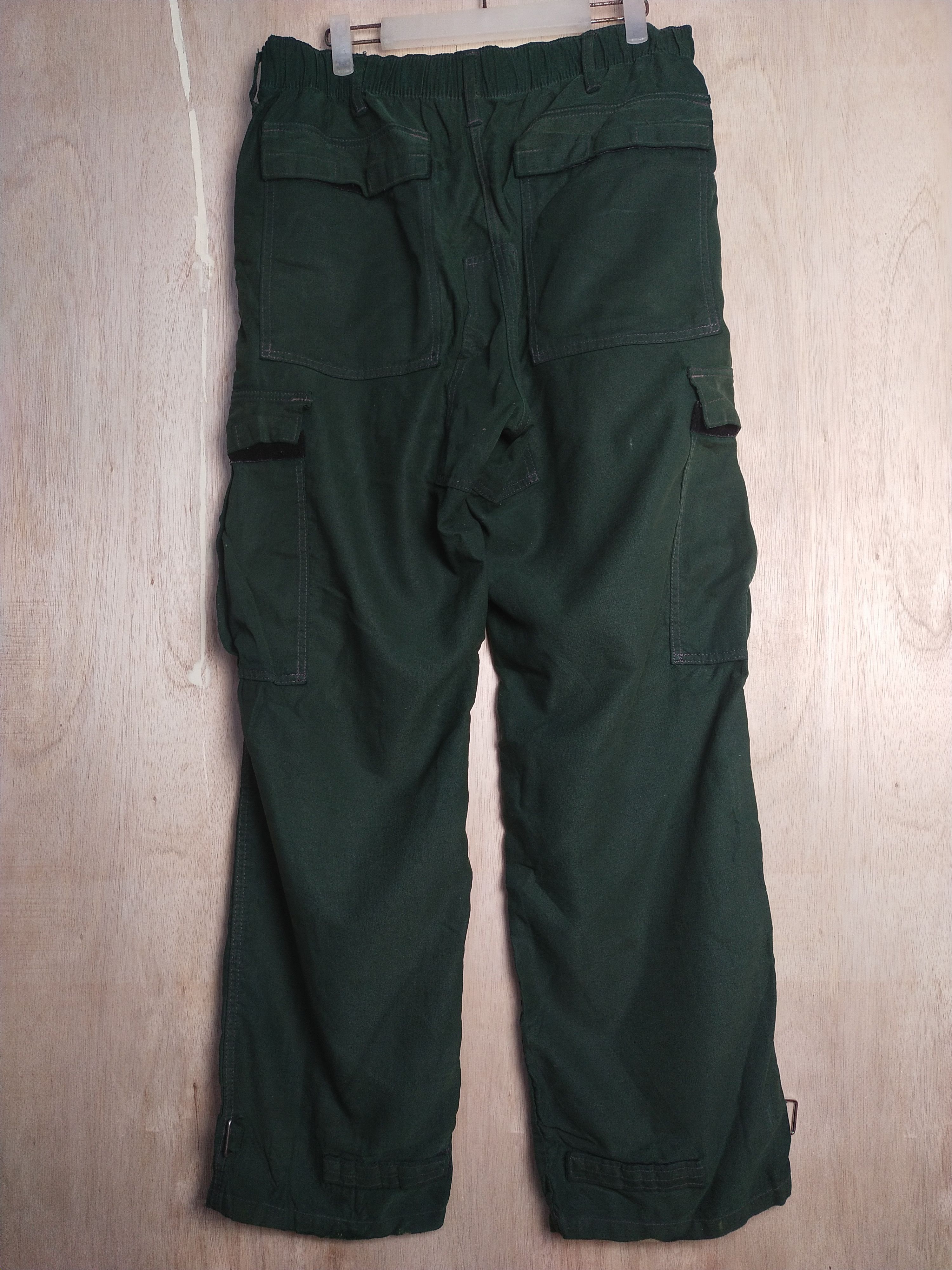 Japanese Brand japan faded Green multipocket tactical Cargo Pants #2874 Size US 32 / EU 48 - 10 Thumbnail