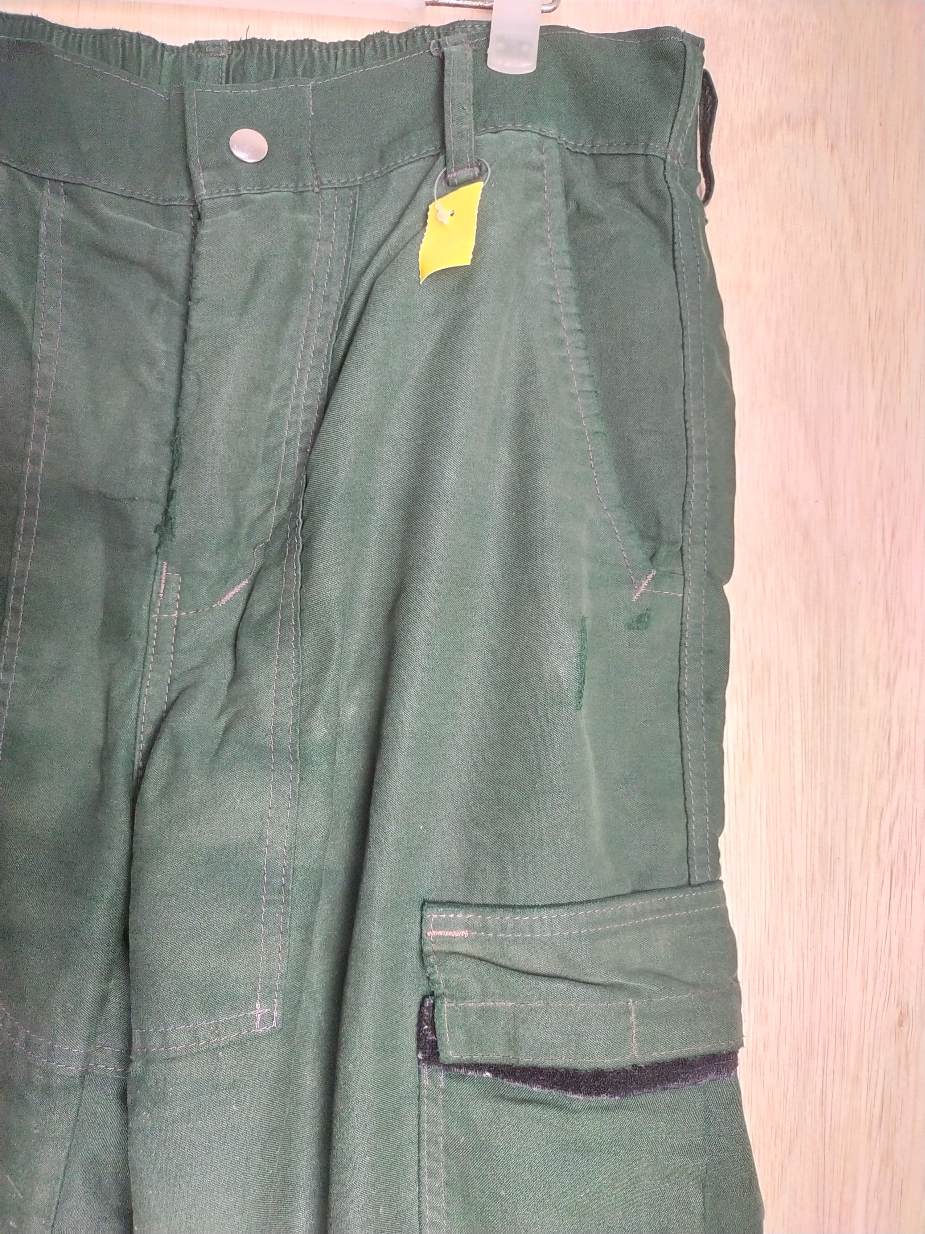 Japanese Brand japan faded Green multipocket tactical Cargo Pants #2874 Size US 32 / EU 48 - 5 Thumbnail