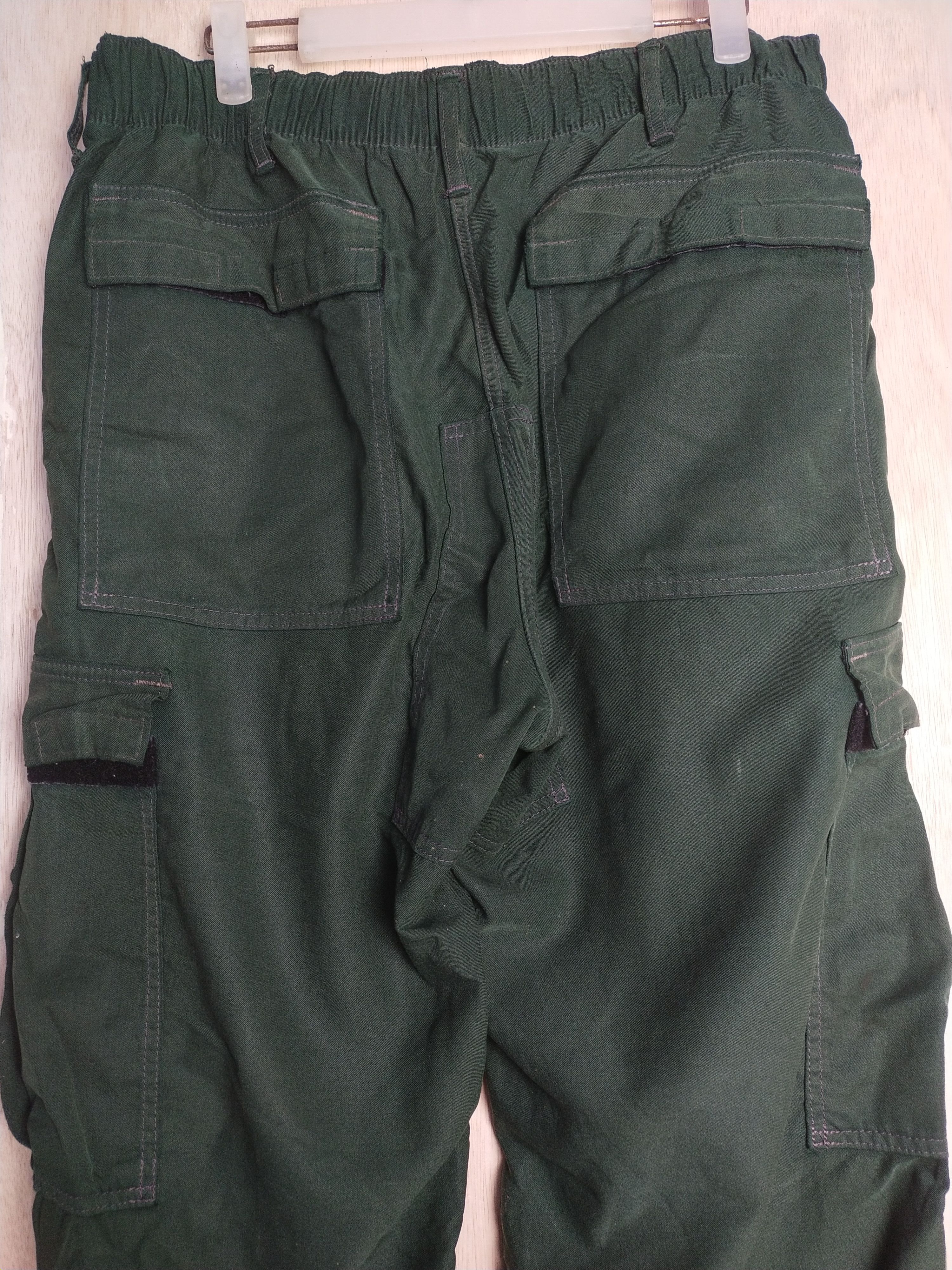 Japanese Brand japan faded Green multipocket tactical Cargo Pants #2874 Size US 32 / EU 48 - 11 Thumbnail
