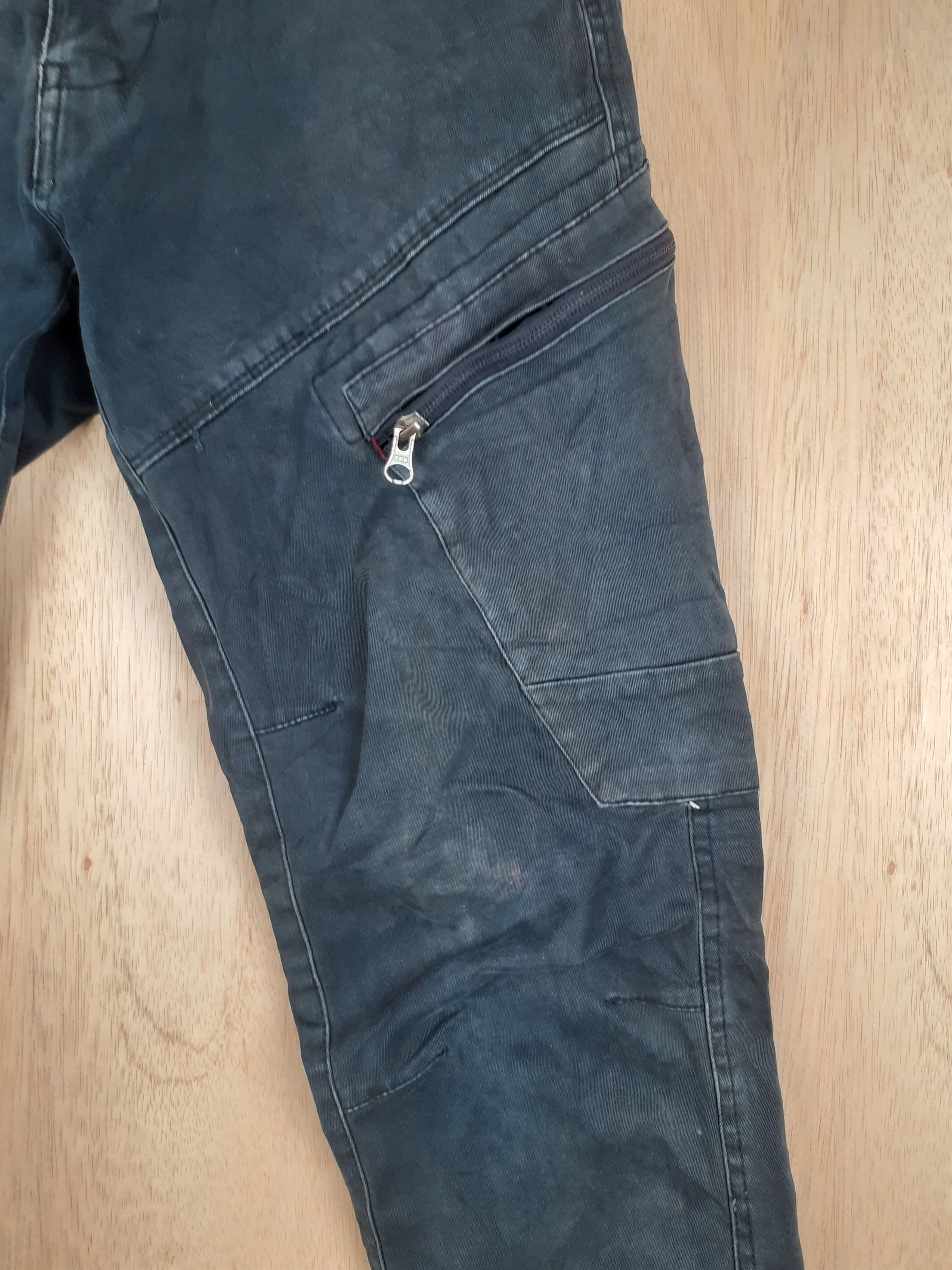 Japanese Brand Genba Clothes multi pocket tactical black cargo pants #S229 Size US 29 - 7 Thumbnail