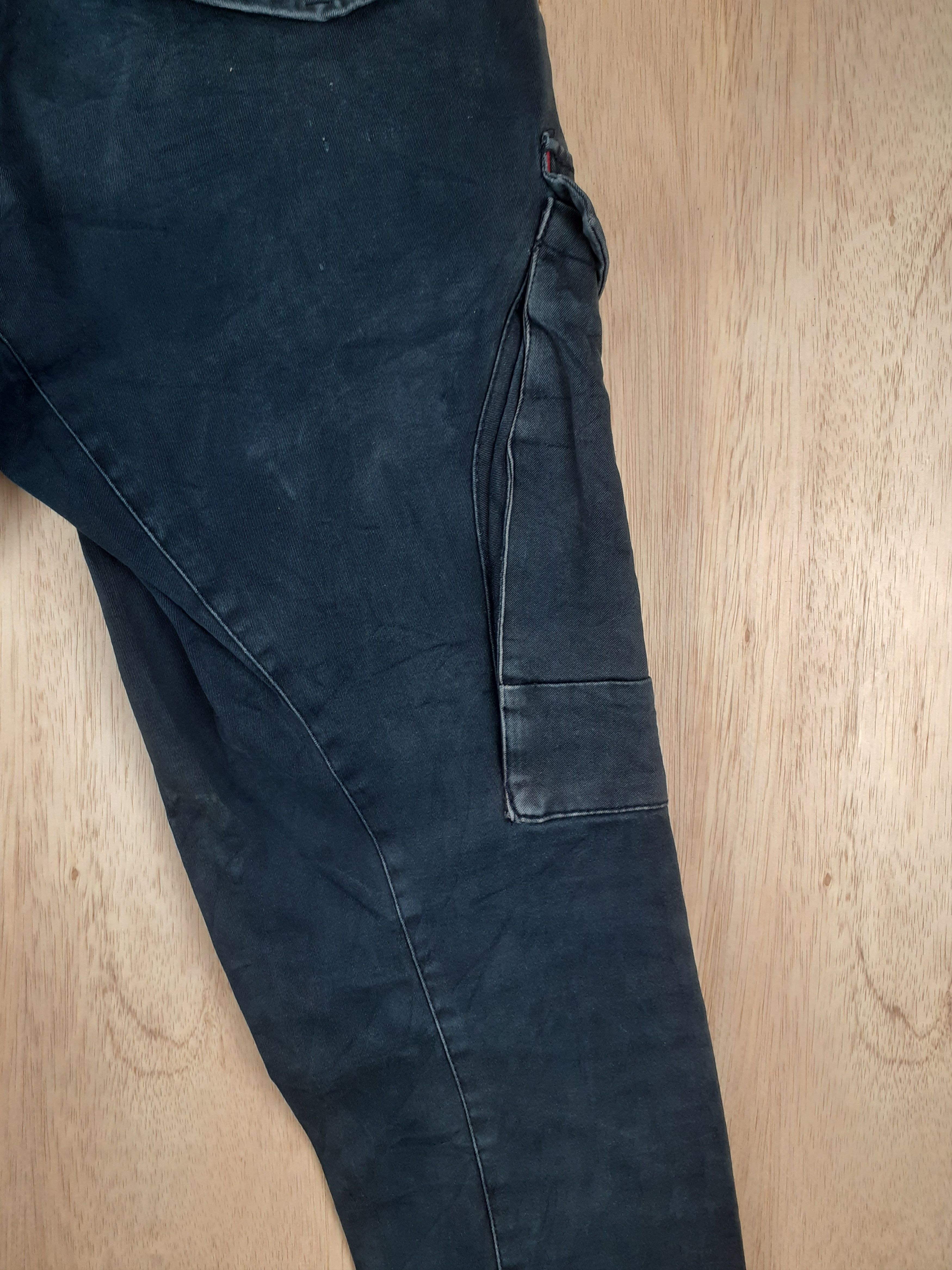 Japanese Brand Genba Clothes multi pocket tactical black cargo pants #S229 Size US 29 - 15 Thumbnail
