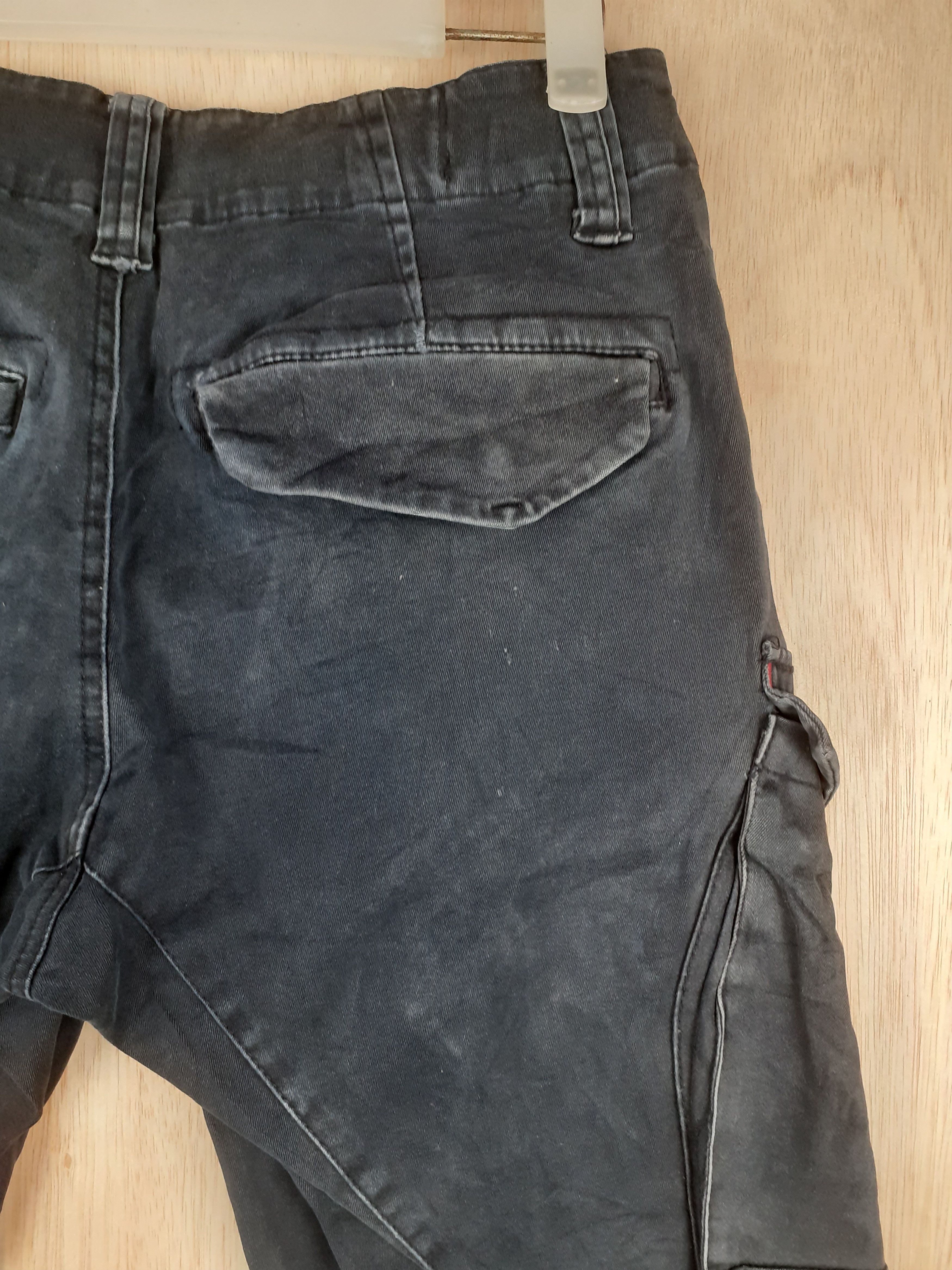 Japanese Brand Genba Clothes multi pocket tactical black cargo pants #S229 Size US 29 - 12 Thumbnail