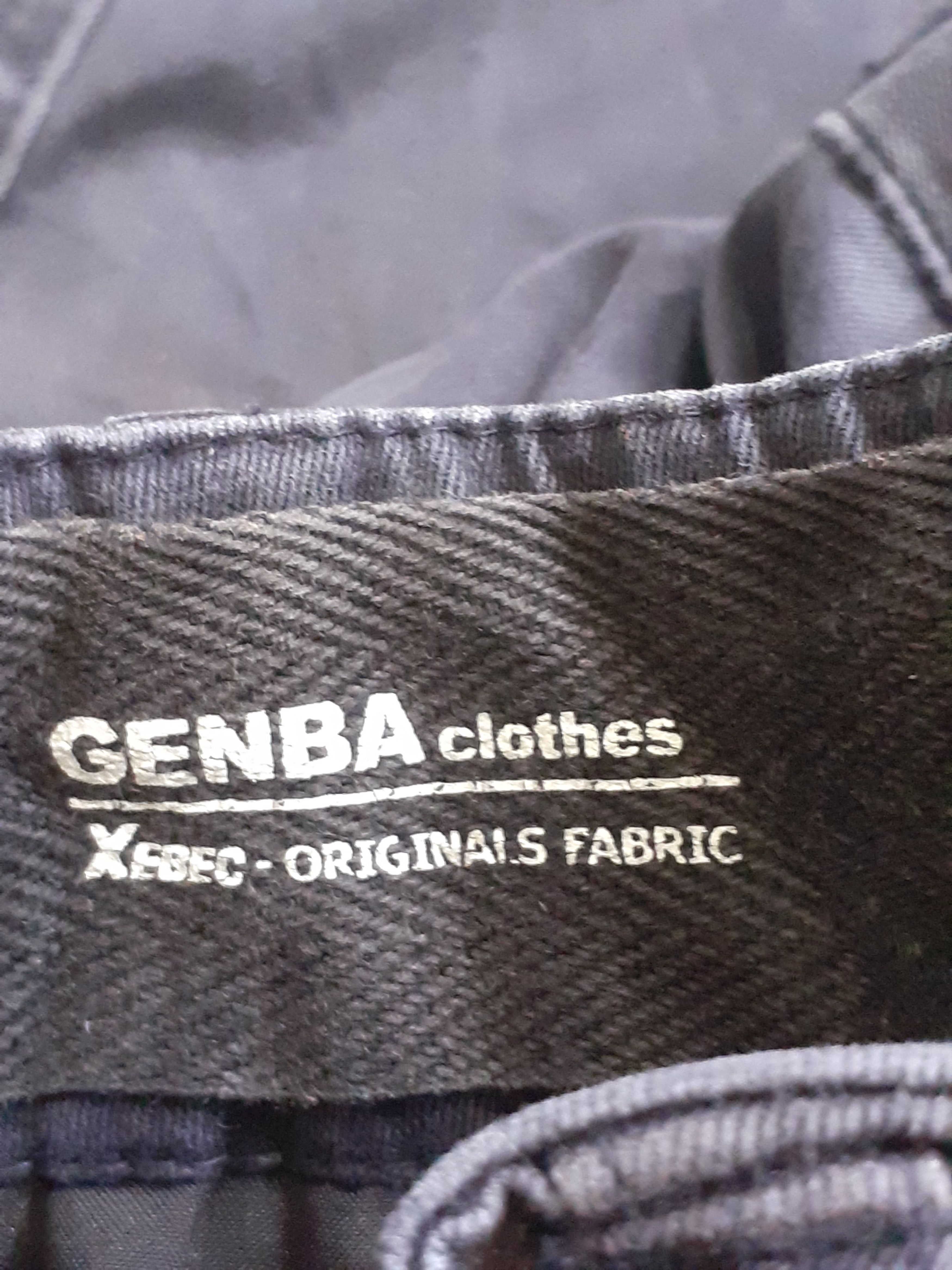 Japanese Brand Genba Clothes multi pocket tactical black cargo pants #S229 Size US 29 - 18 Thumbnail