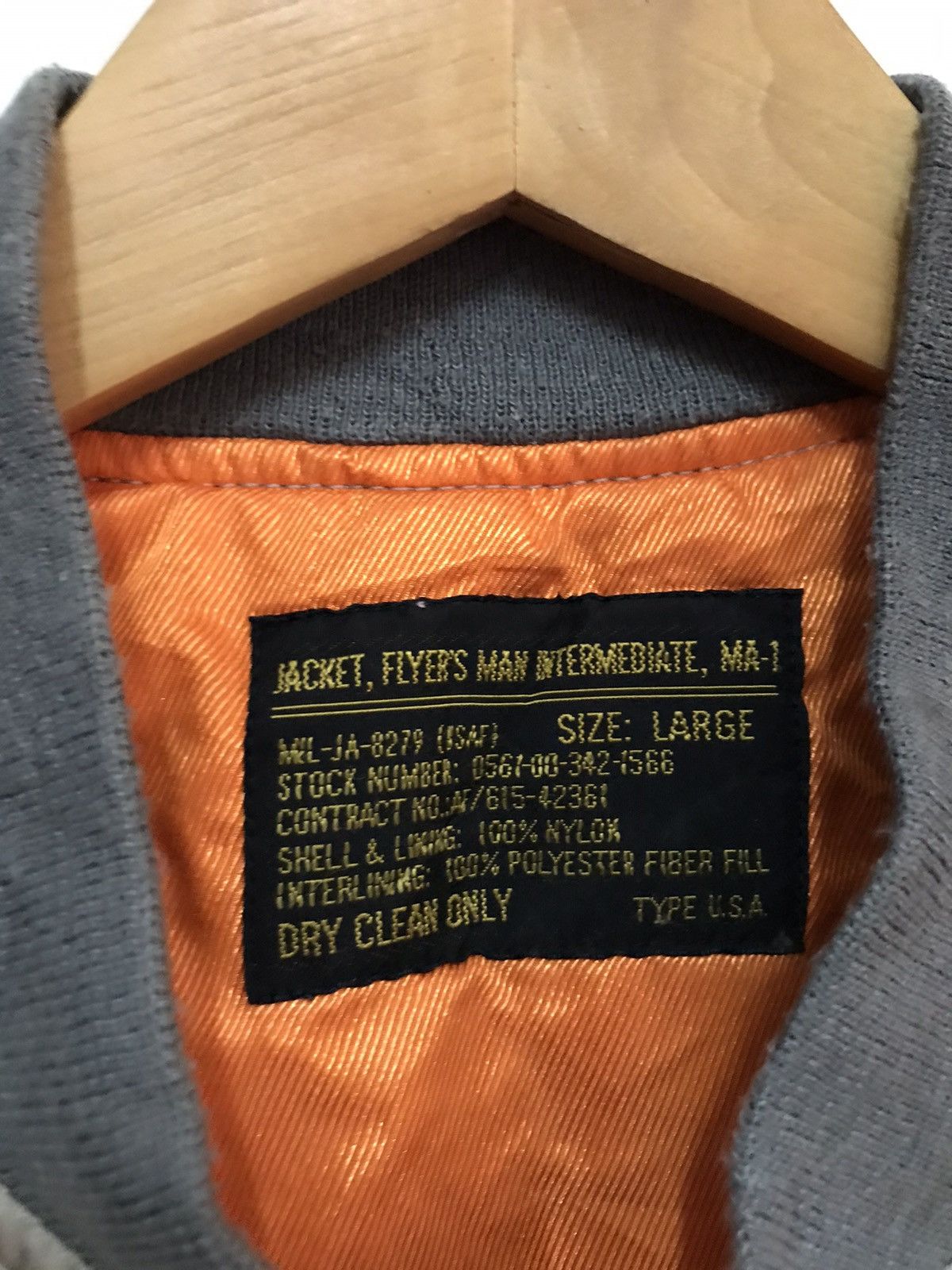 Other Us Air Force type Ma-1 flight jacket sleeveless Size US L / EU 52-54 / 3 - 4 Thumbnail