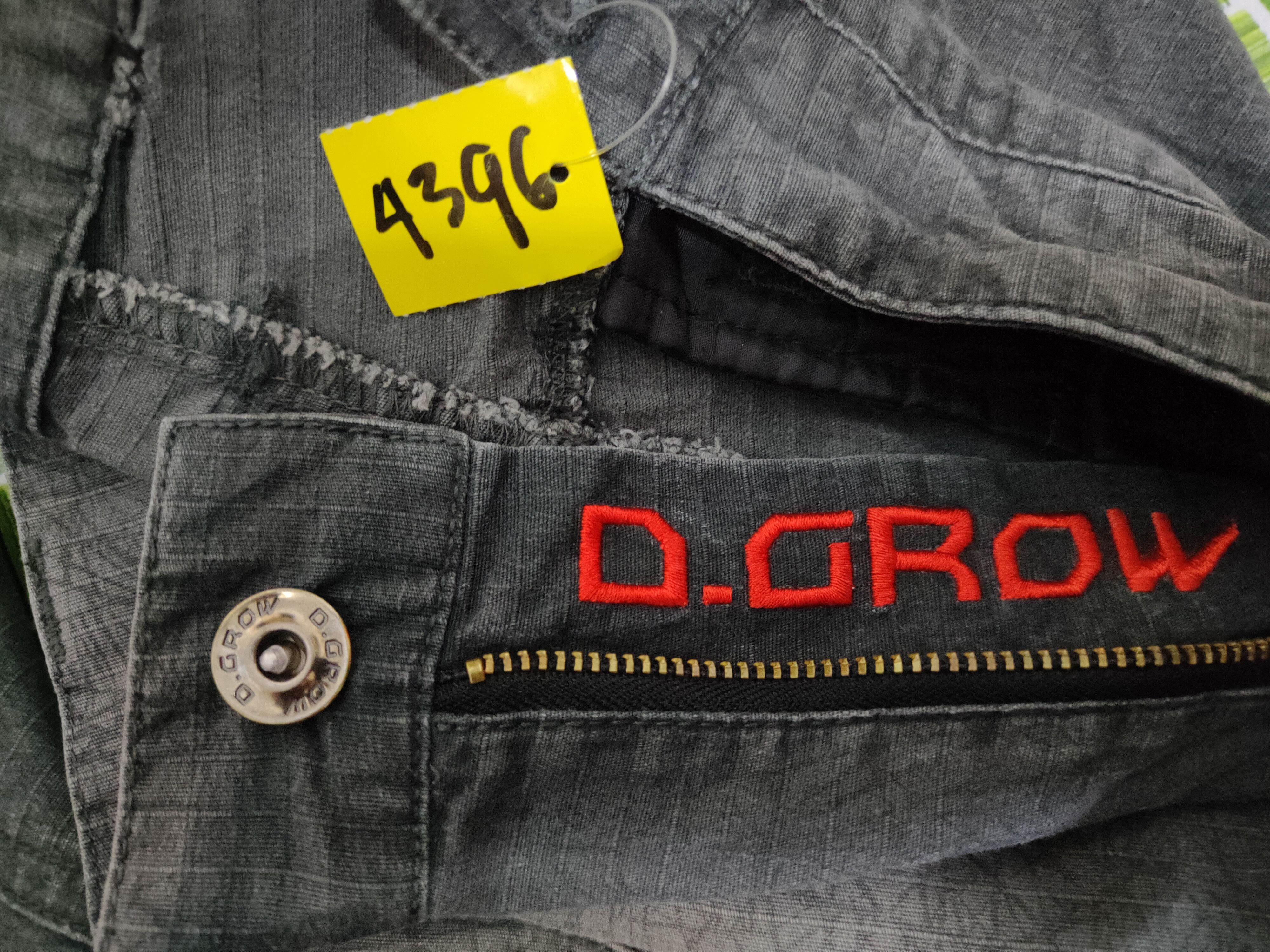 Japanese Brand D-Grow faded Gray multipocket utility Cargo Pant #4396 Size US 31 - 21 Thumbnail