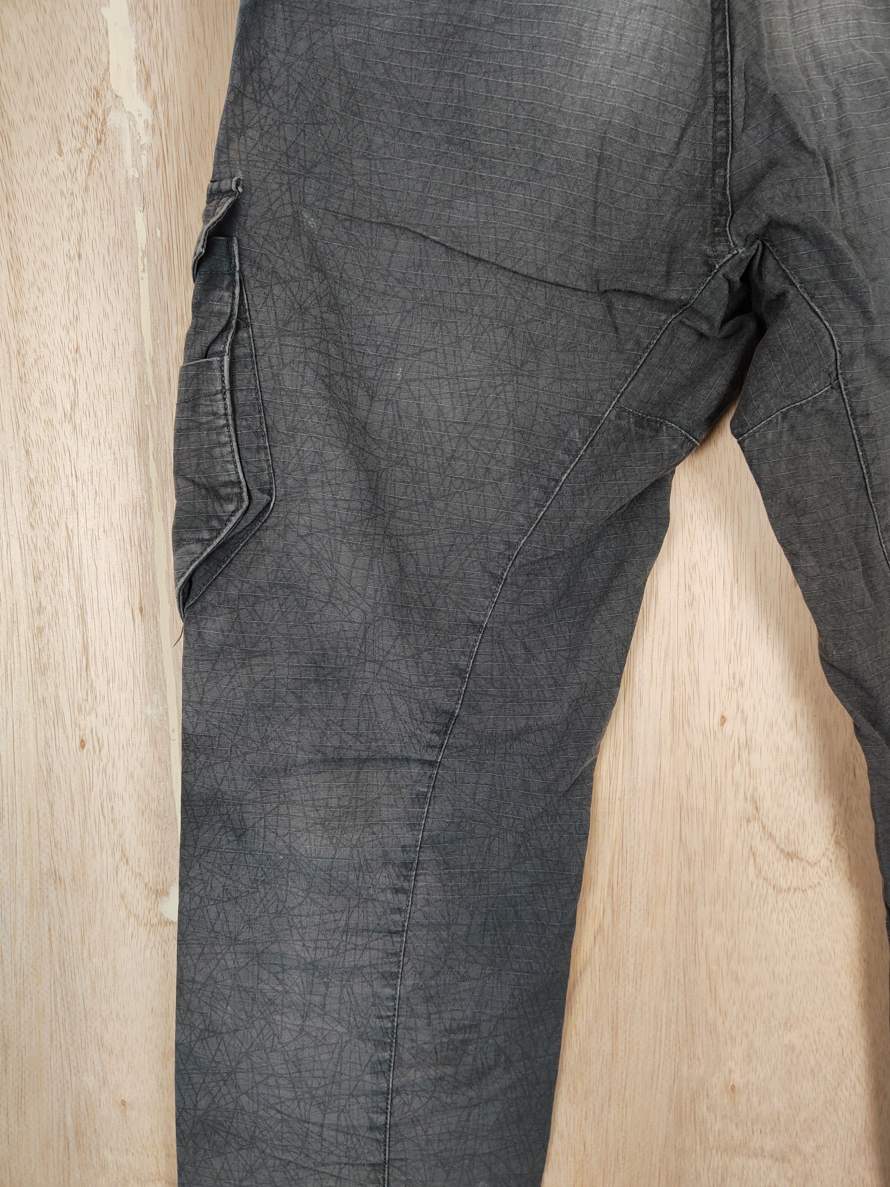 Japanese Brand D-Grow faded Gray multipocket utility Cargo Pant #4396 Size US 31 - 16 Thumbnail