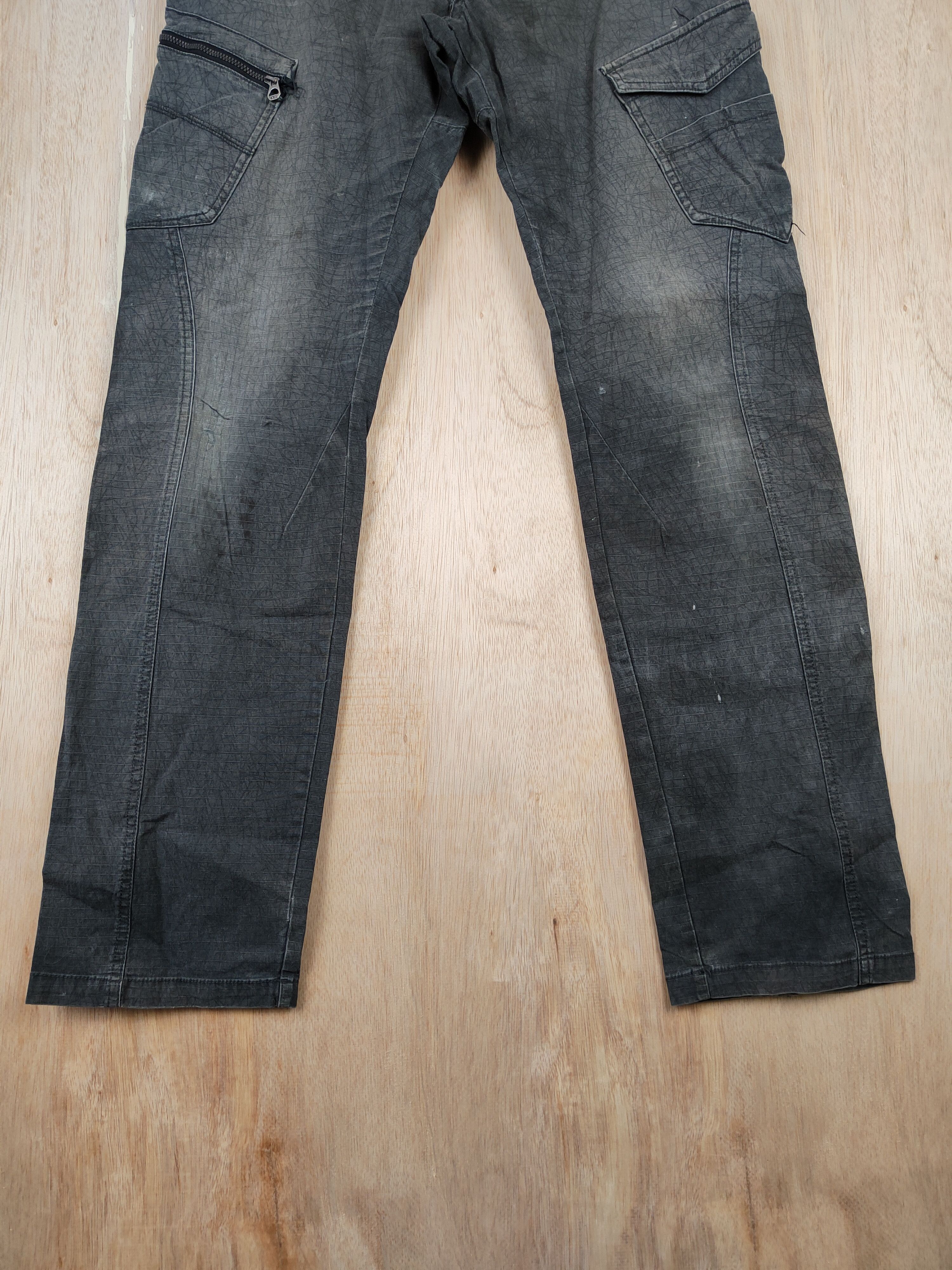 Japanese Brand D-Grow faded Gray multipocket utility Cargo Pant #4396 Size US 31 - 4 Thumbnail