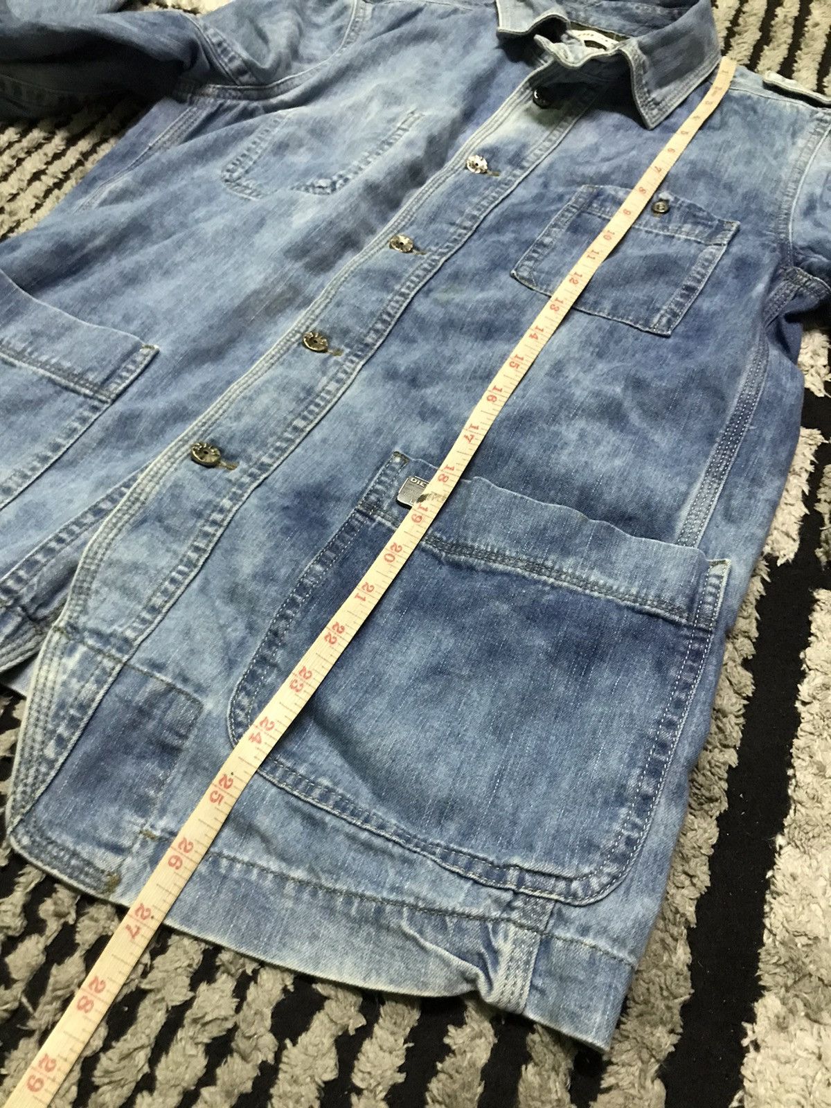Diesel Diesel military blue denim jacket Size US S / EU 44-46 / 1 - 7 Thumbnail