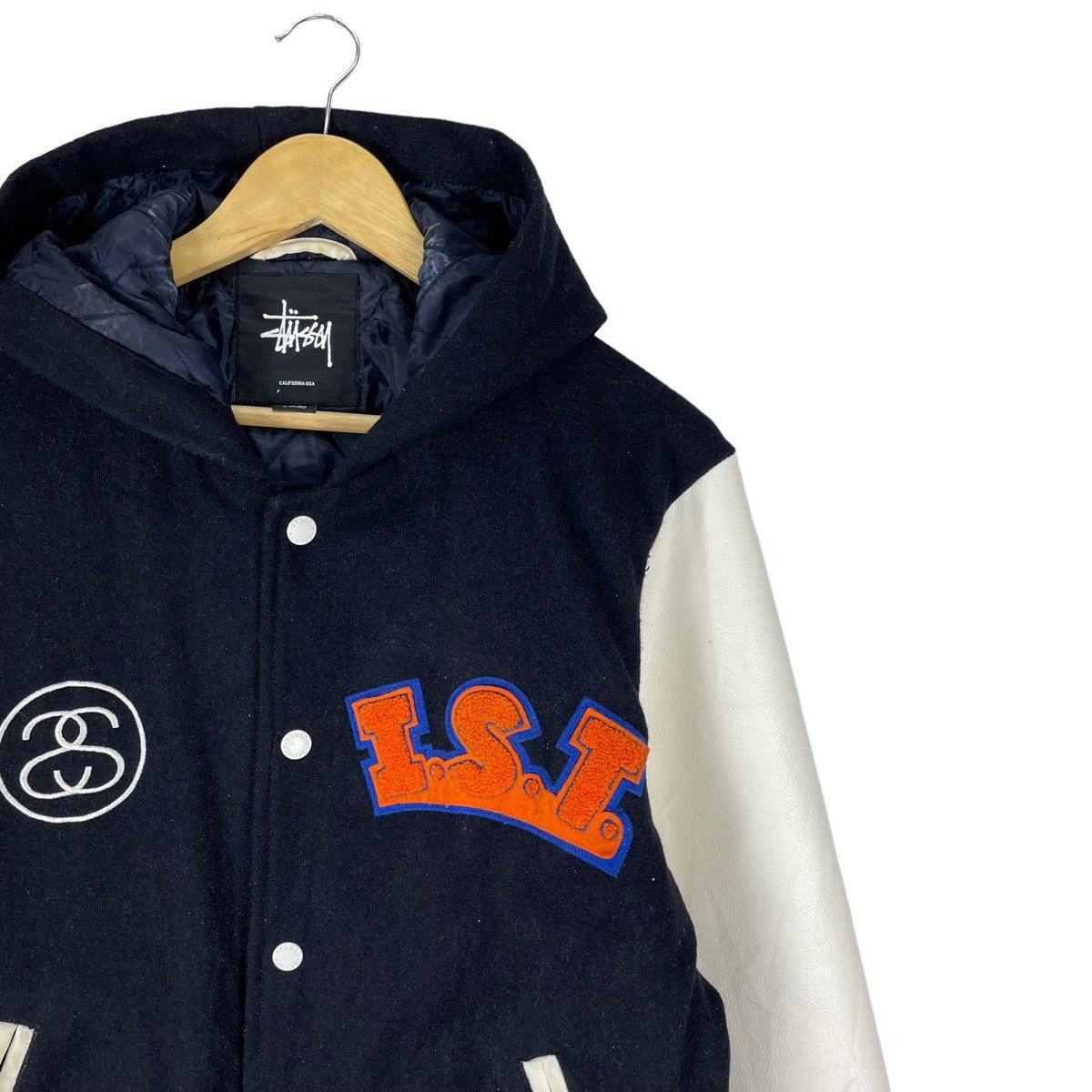 Stussy 🔥STUSSY TRIBE VARSITY BUTTON JACKET Size US L / EU 52-54 / 3 - 6 Thumbnail