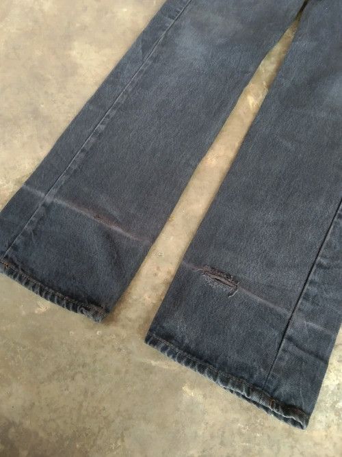 Levi's 90s Vintage Levi's 501 Distressed Repaired Jeans 31x34 Size US 31 - 7 Thumbnail