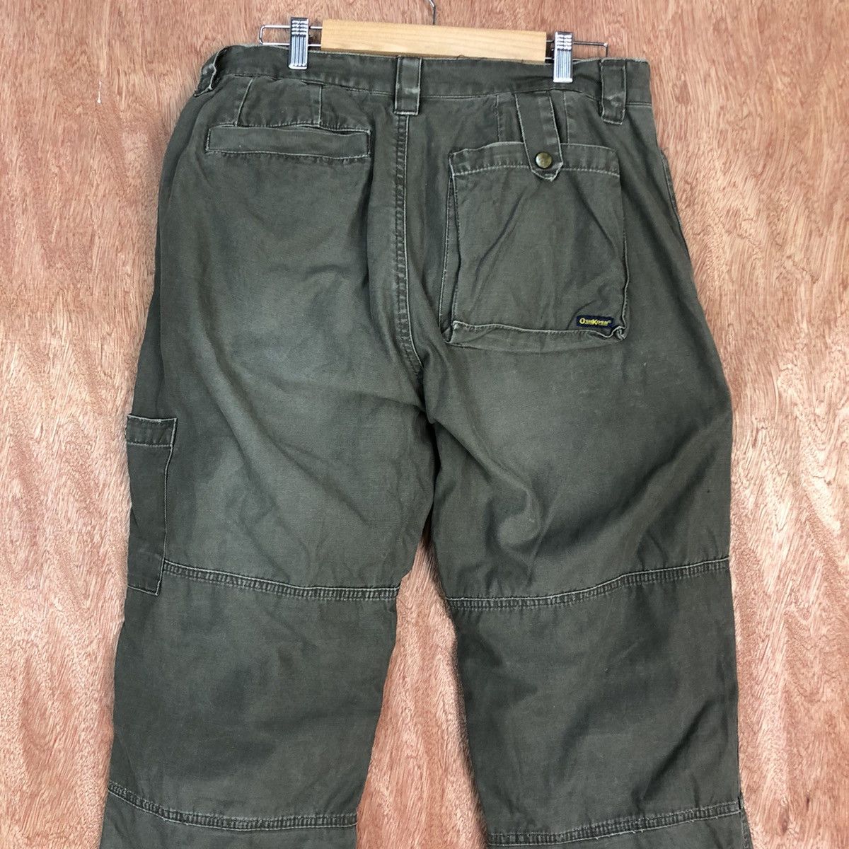 Oshkosh DL OshKosh Grey Multipocket Cargo bush Pants #c670 Size US 32 / EU 48 - 10 Thumbnail