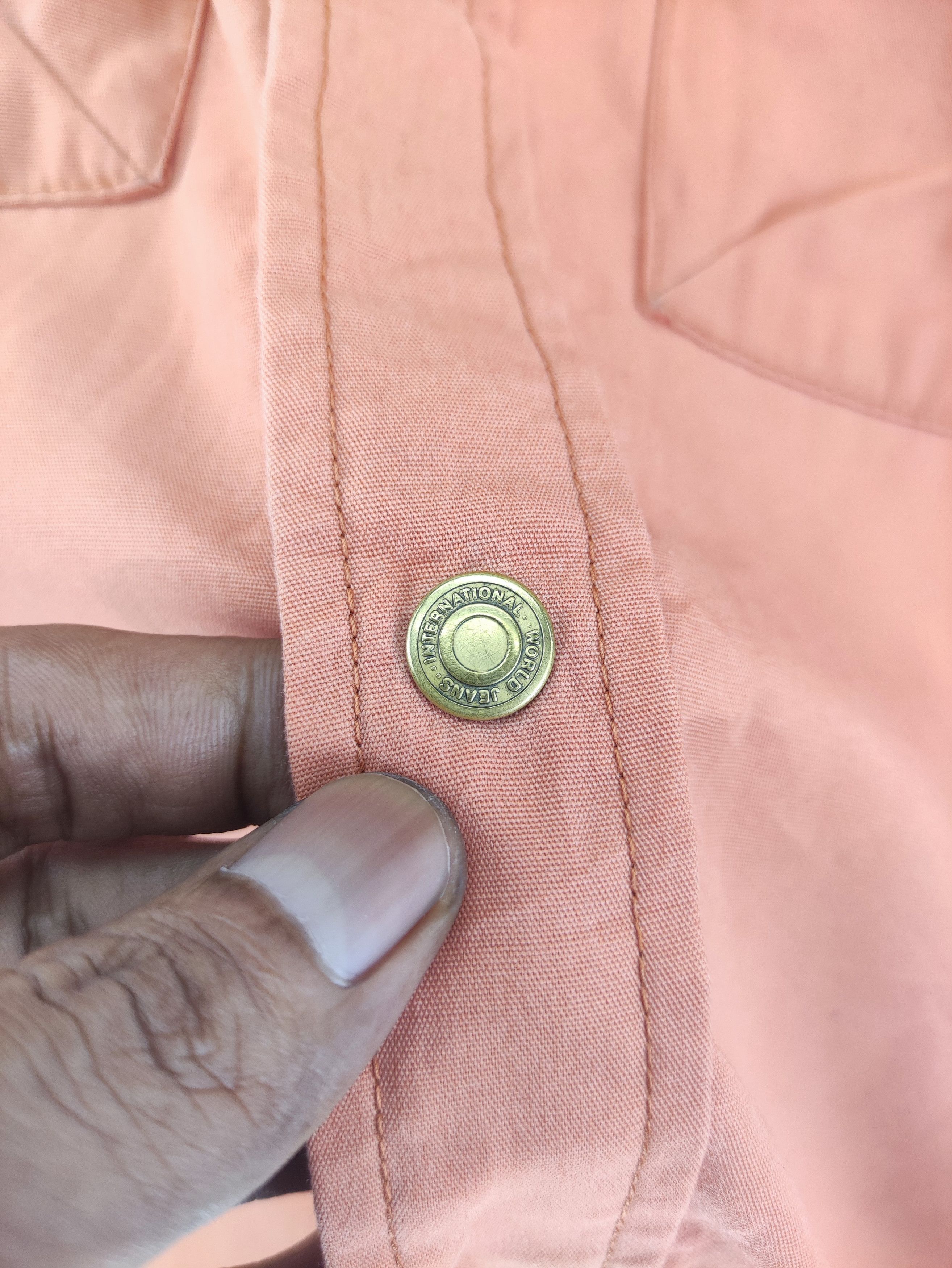 Japanese Brand Vintage Azito Blue Label Work Wear Snap Button Size US L / EU 52-54 / 3 - 4 Thumbnail