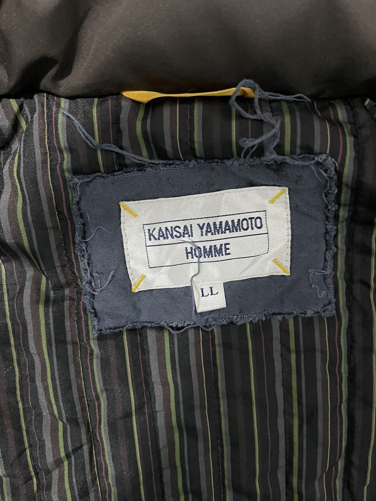 Kansai Yamamoto × Vintage Kansai Yamamoto Homme Thermolite Hoodie Jacket Size US L / EU 52-54 / 3 - 14 Thumbnail