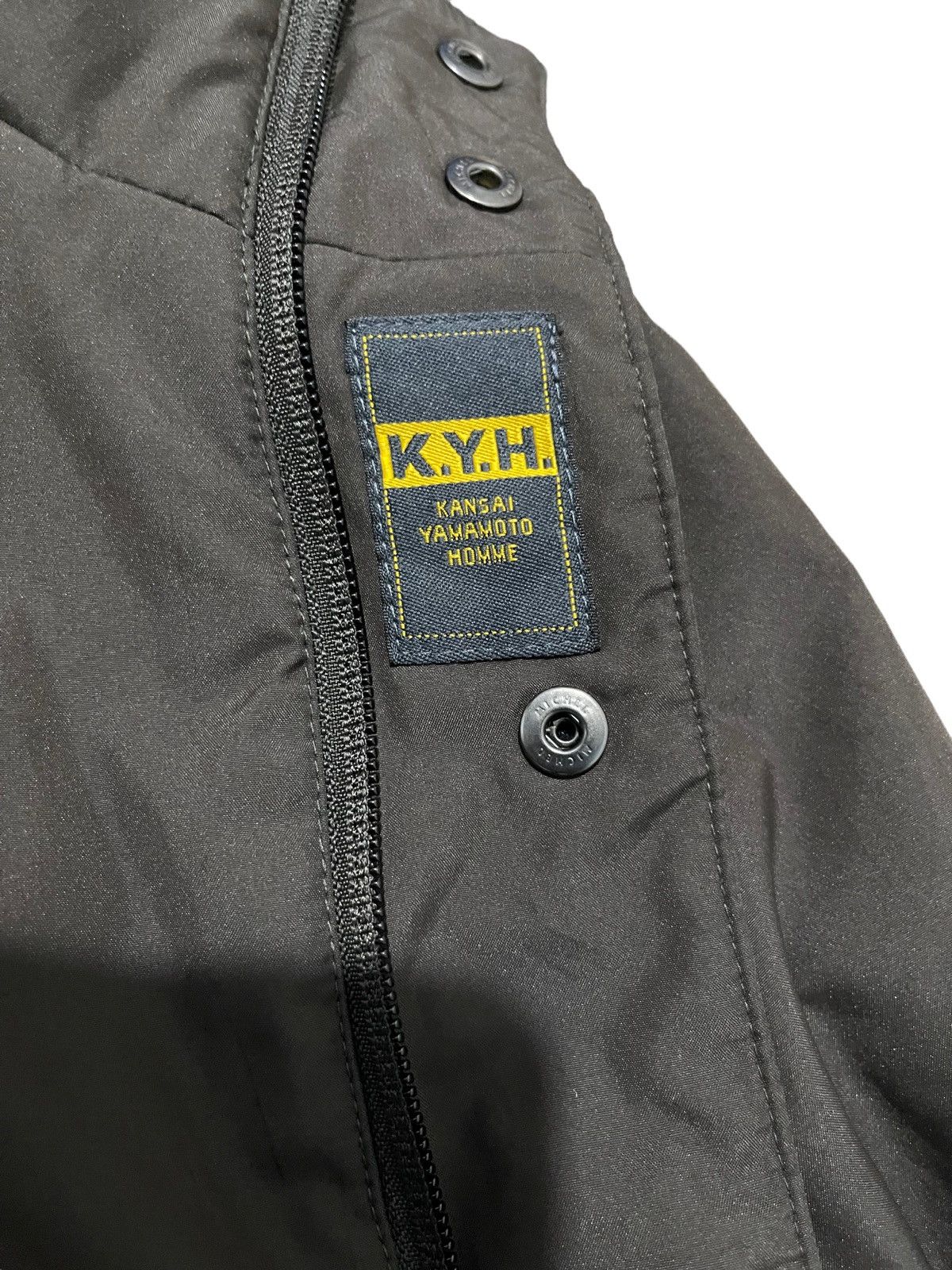 Kansai Yamamoto × Vintage Kansai Yamamoto Homme Thermolite Hoodie Jacket Size US L / EU 52-54 / 3 - 13 Thumbnail
