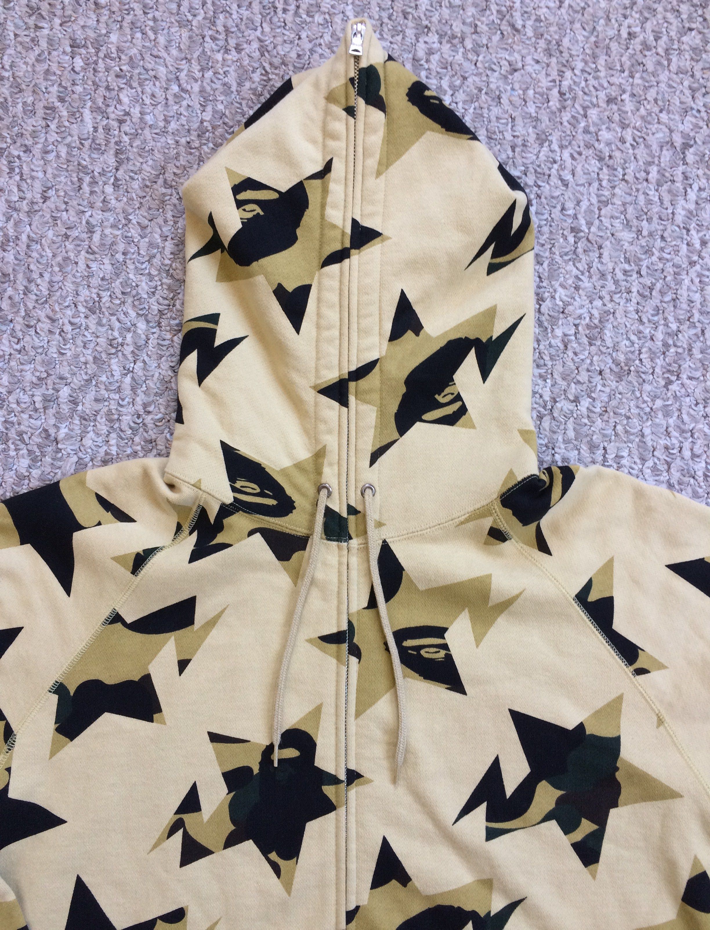 Bape OG Bapesta Stars Full Zip Hoodie Size US XL / EU 56 / 4 - 2 Thumbnail