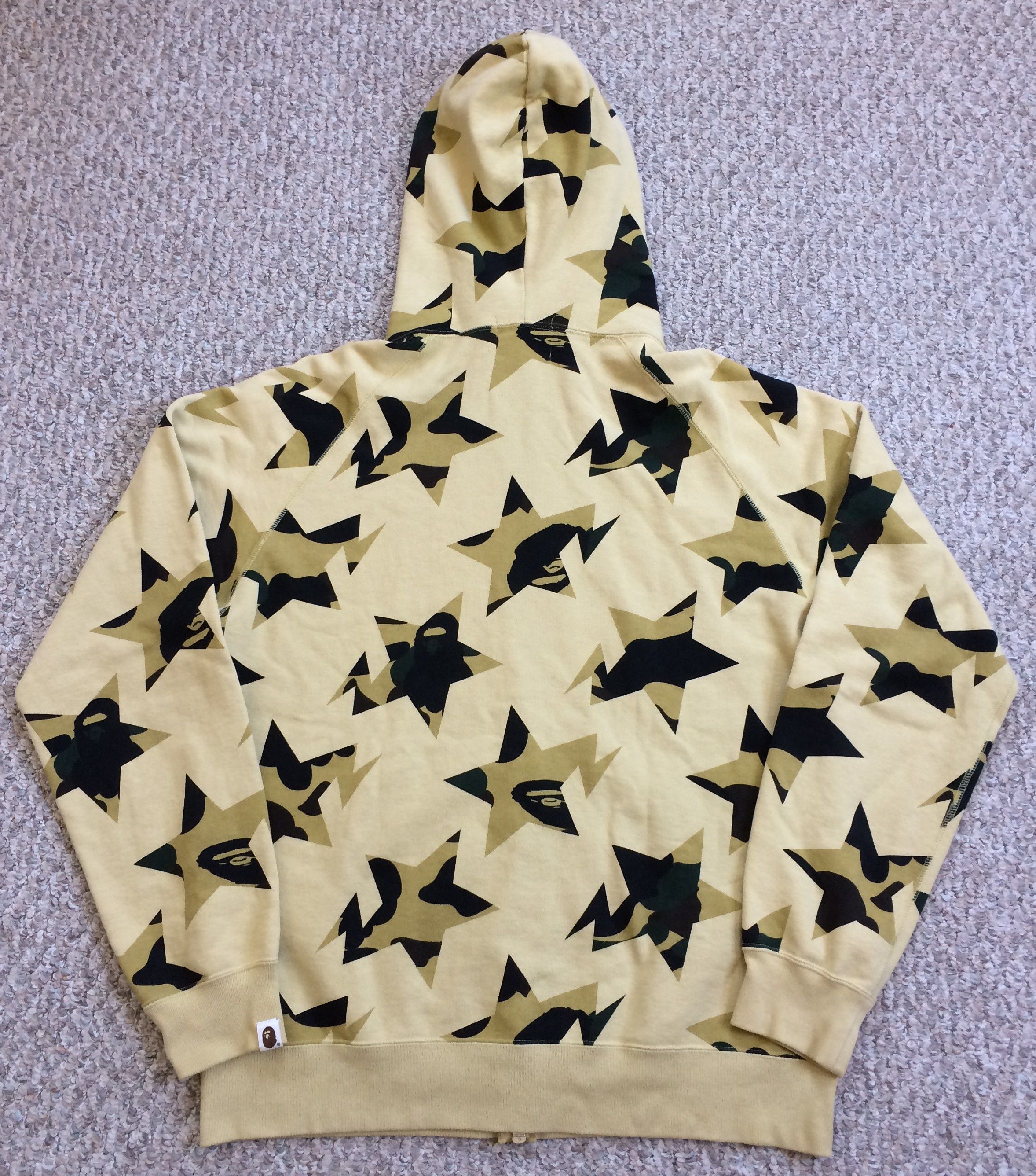 Bape OG Bapesta Stars Full Zip Hoodie Size US XL / EU 56 / 4 - 6 Thumbnail