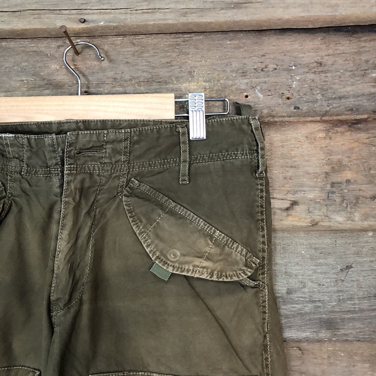 BEAUTY&YOUTH Beauth & Youth Brown Cargo Multipocket bush Pants #6784 Size US 29 - 5 Thumbnail